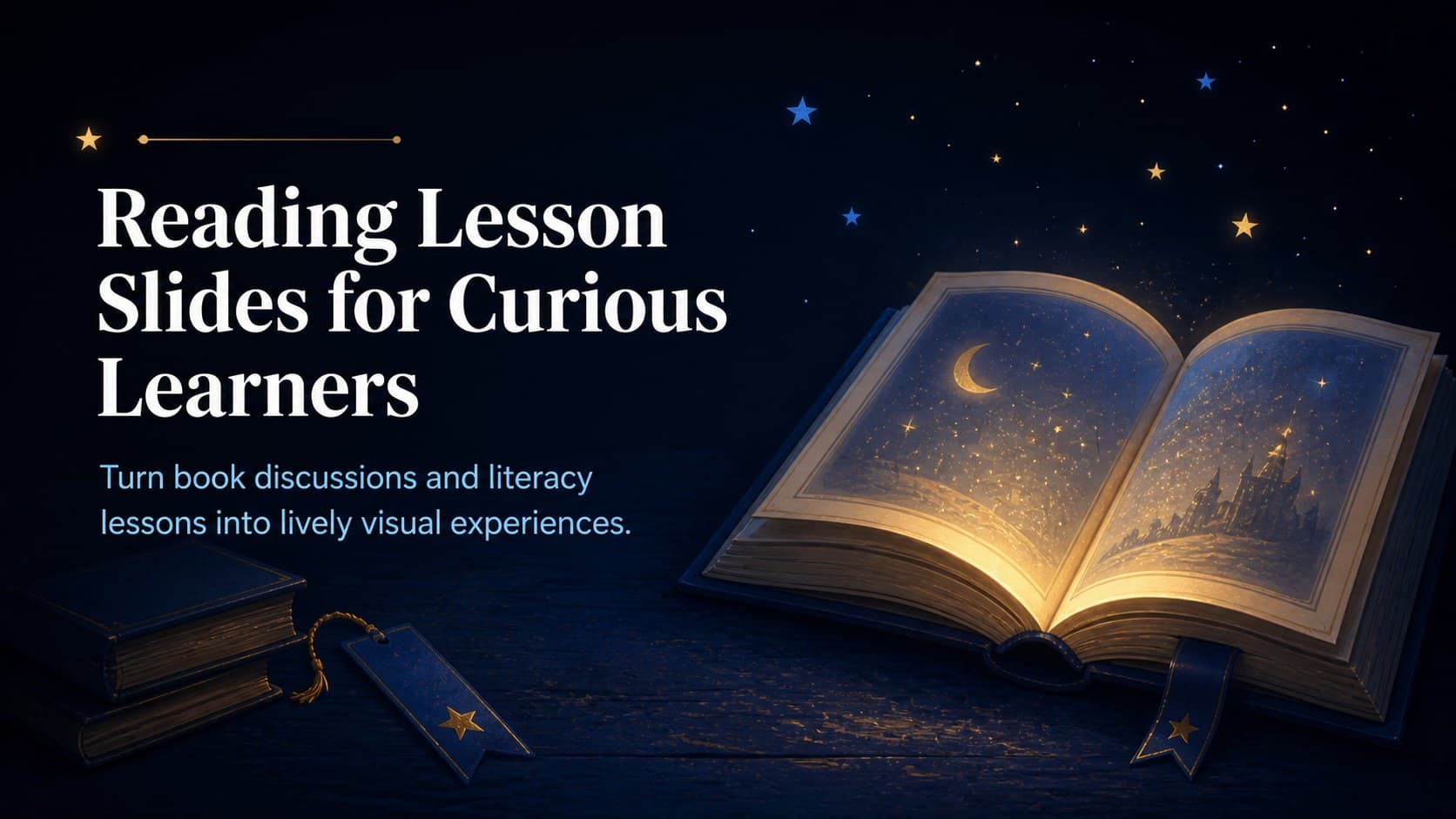 Reading Lesson Slides for Curious Learners preview