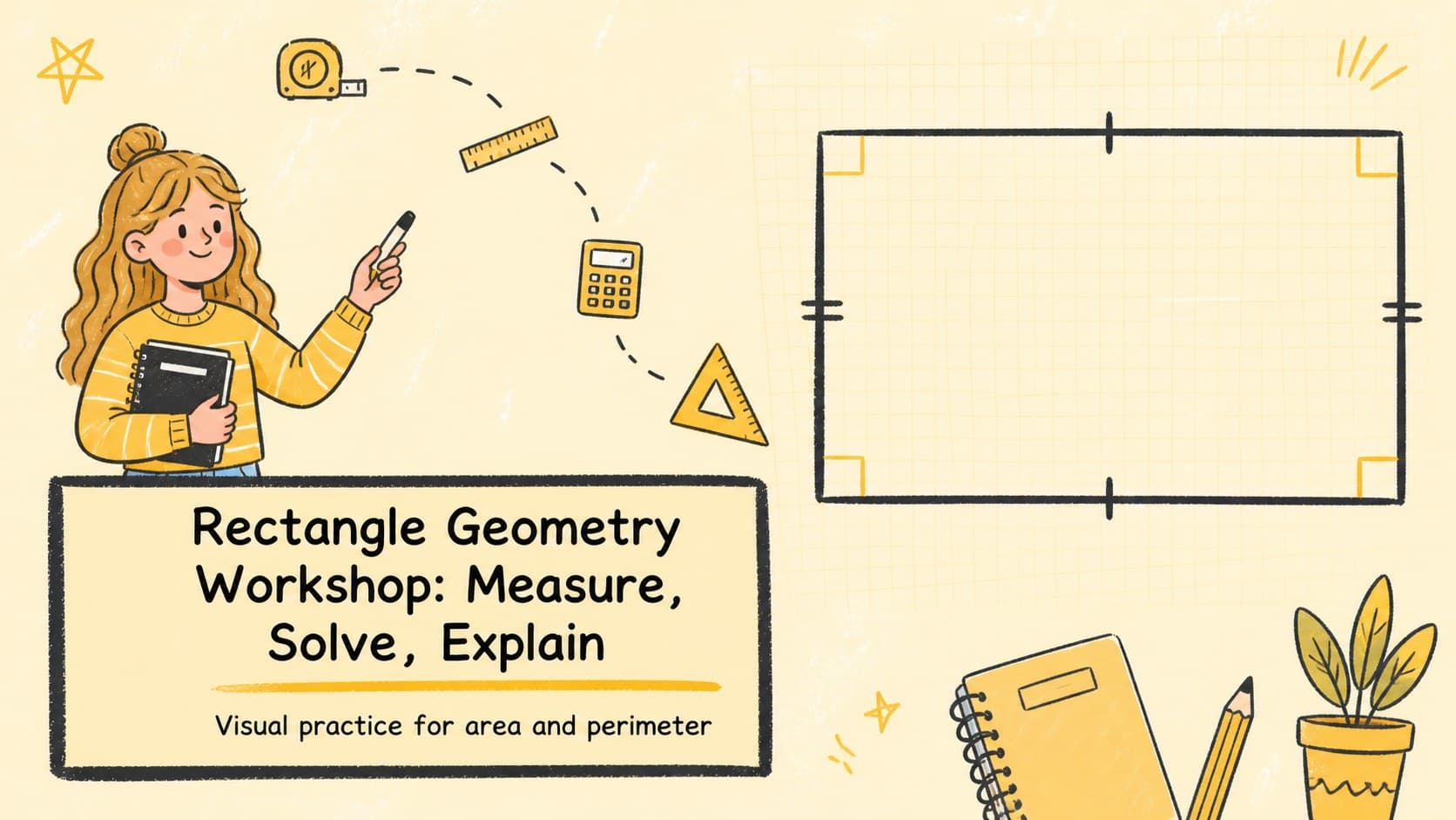 Rectangle Geometry Workshop: Measure, Solve, Explain preview