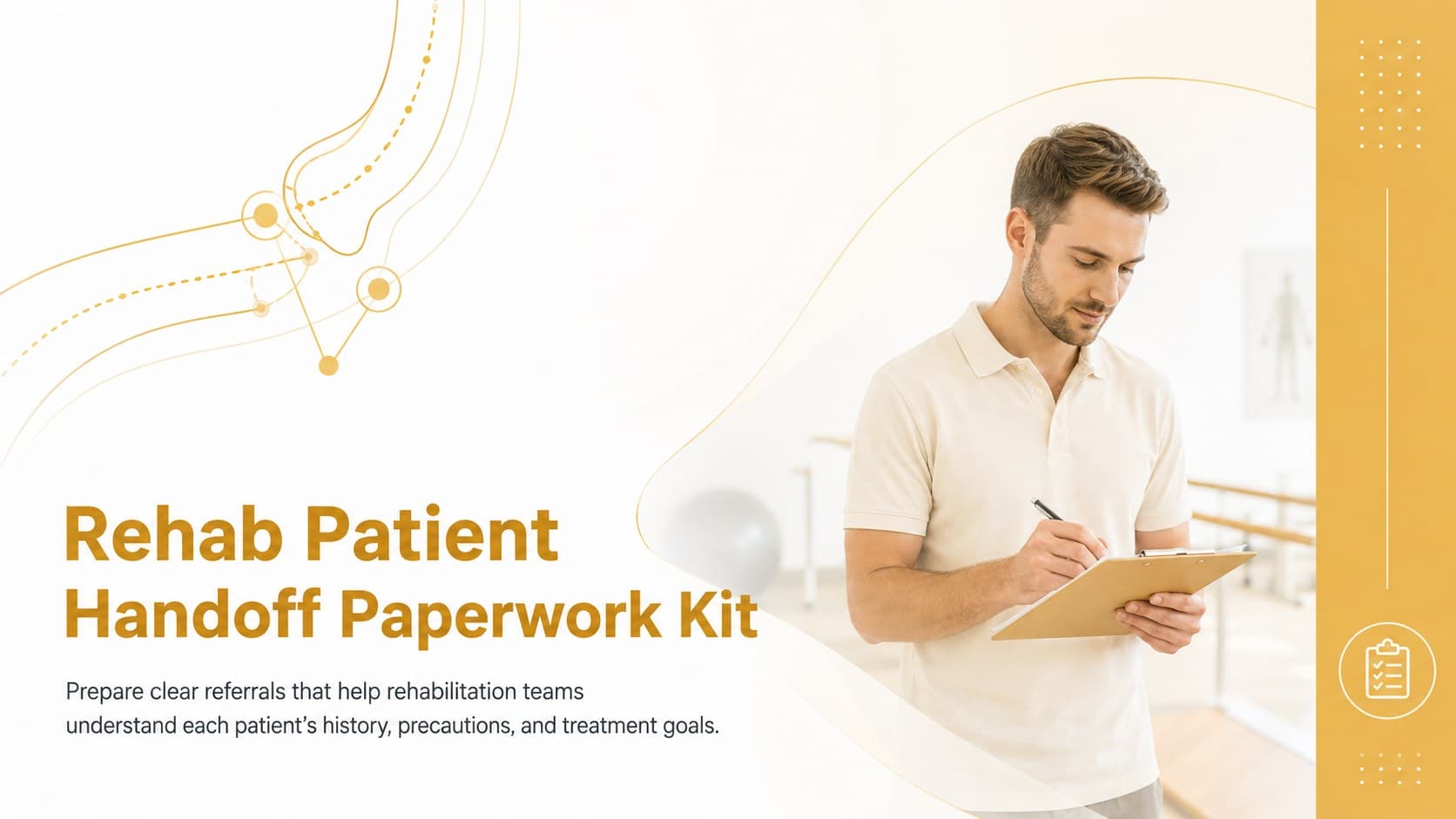 Rehab Patient Handoff Paperwork Kit preview