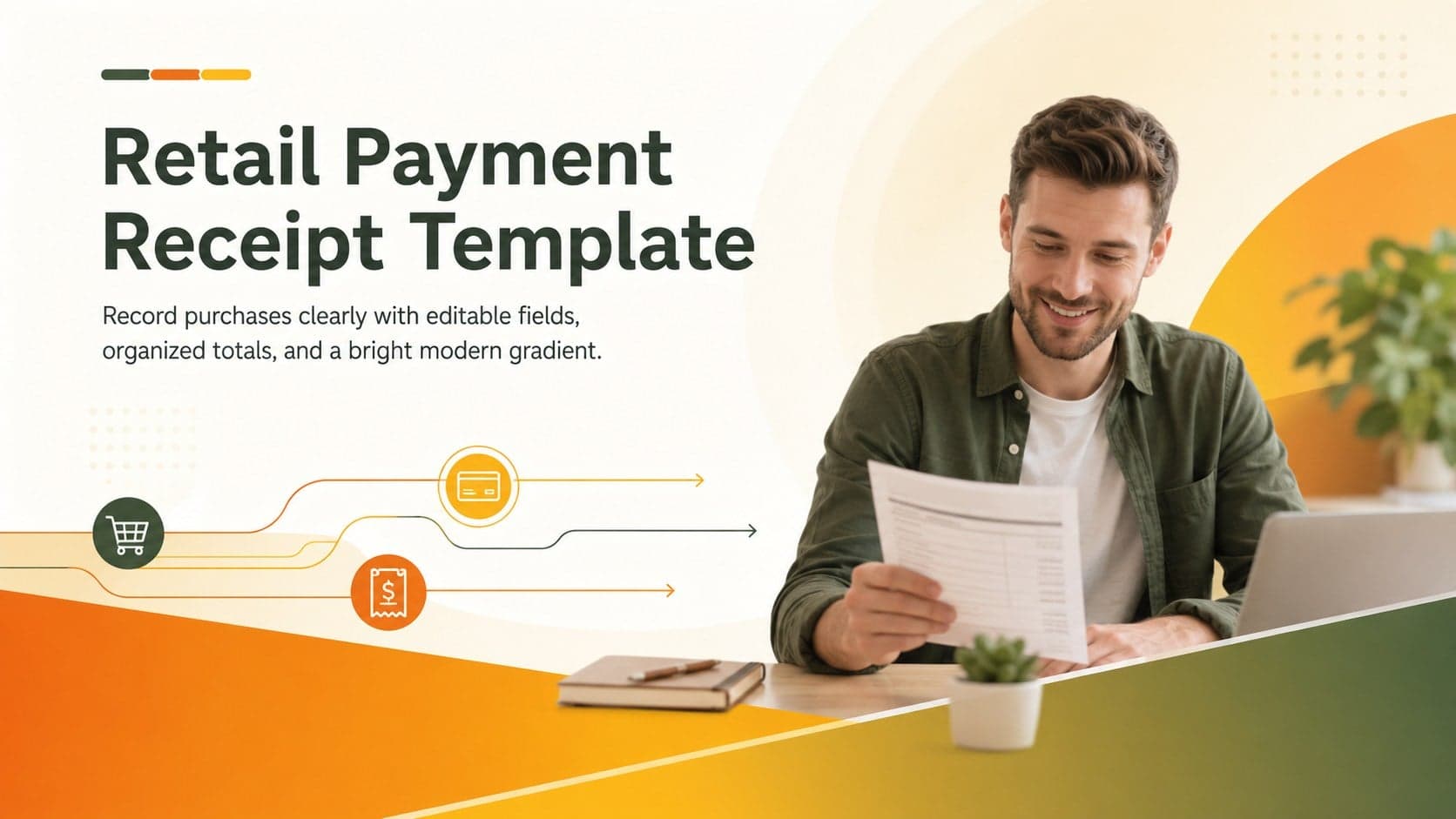Retail Payment Receipt Template preview