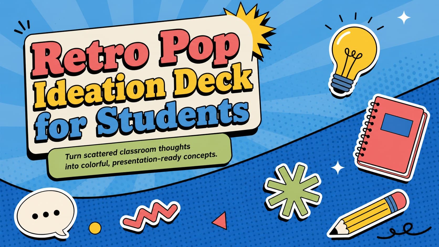 Retro Pop Ideation Deck for Students preview