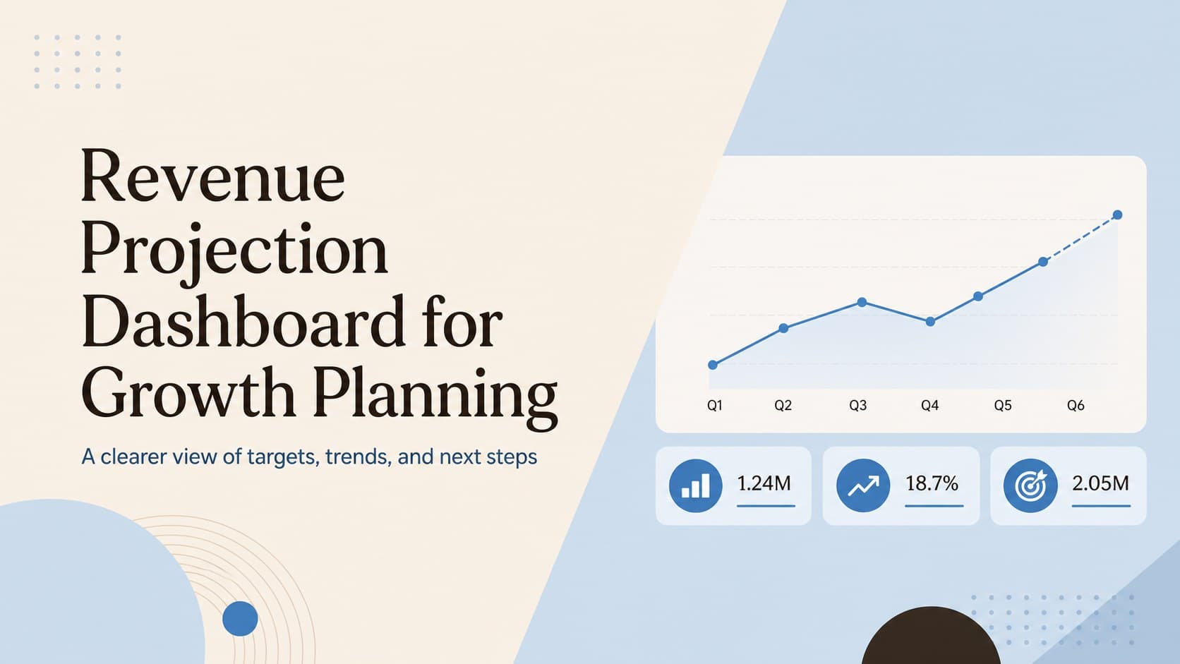 Revenue Projection Dashboard for Growth Planning preview