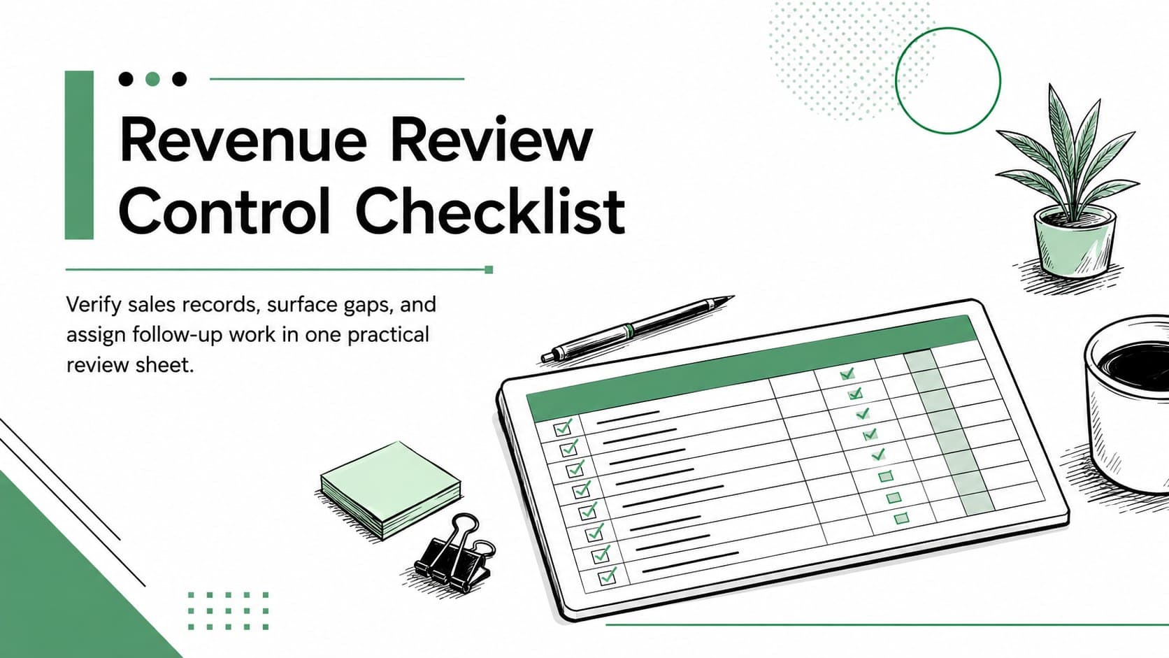 Revenue Review Control Checklist preview