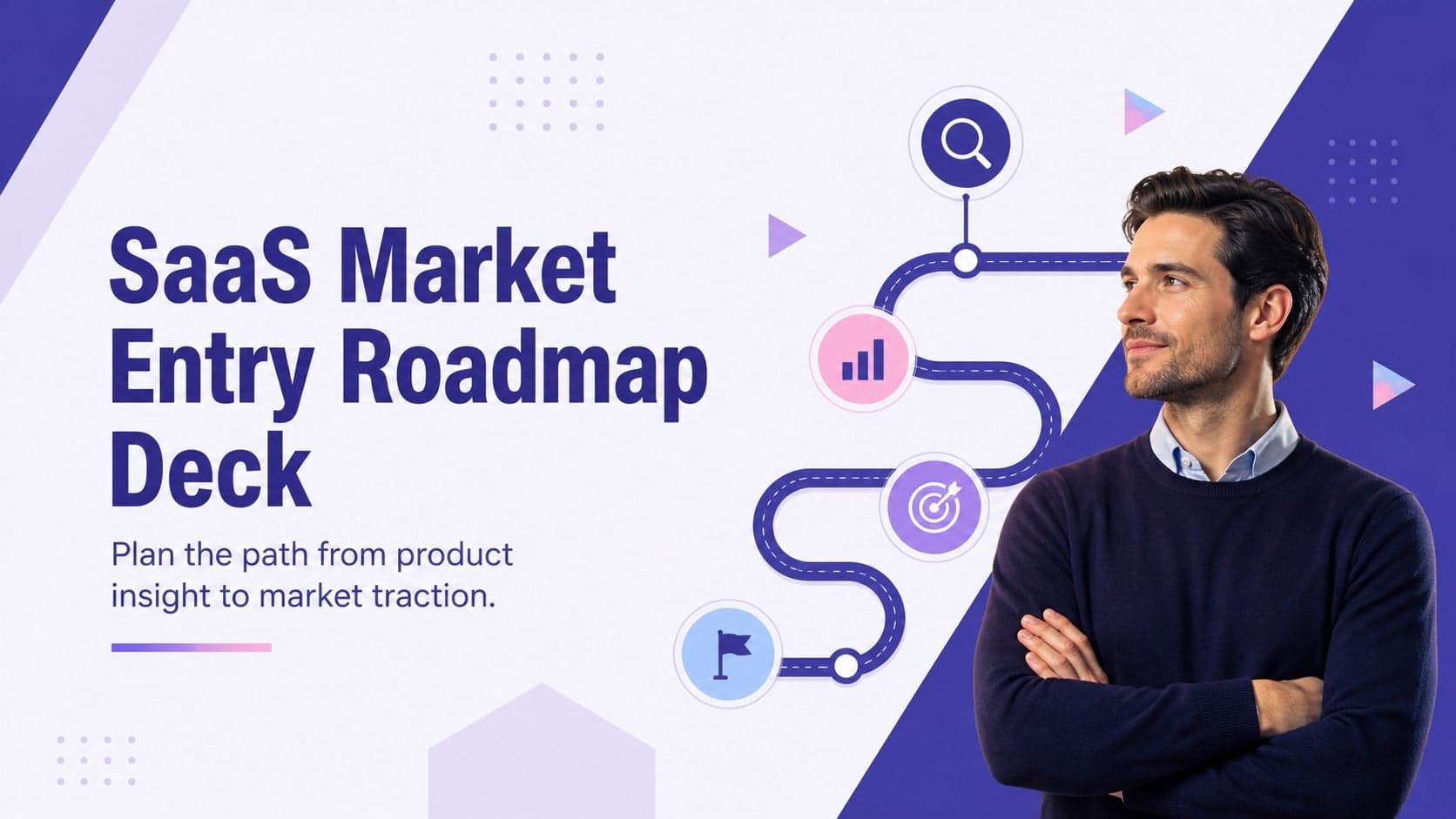 SaaS Market Entry Roadmap Deck preview