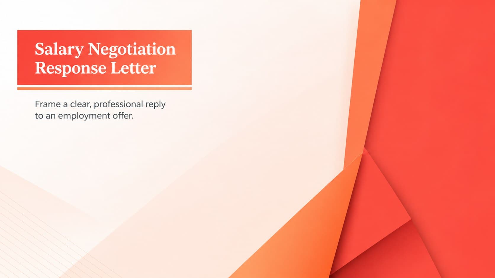 Salary Negotiation Response Letter preview
