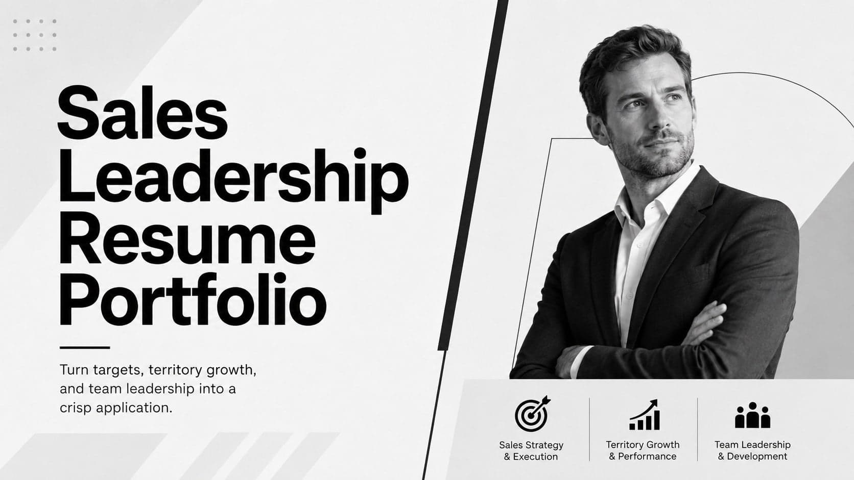 Sales Leadership Resume Portfolio preview