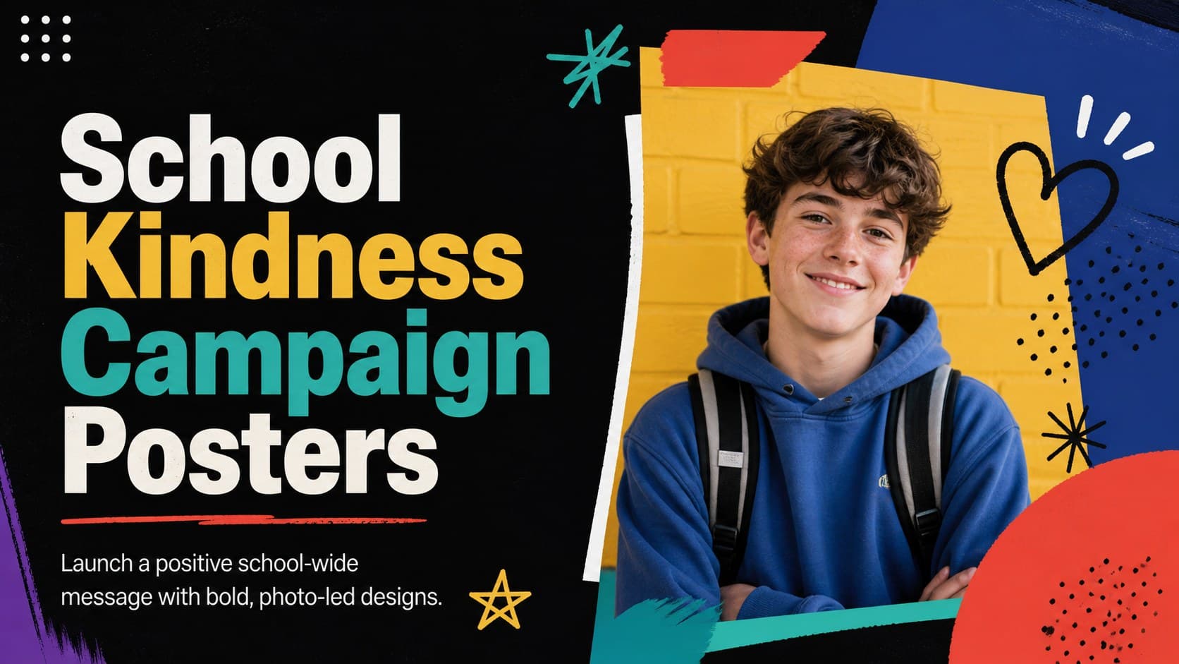 School Kindness Campaign Posters preview