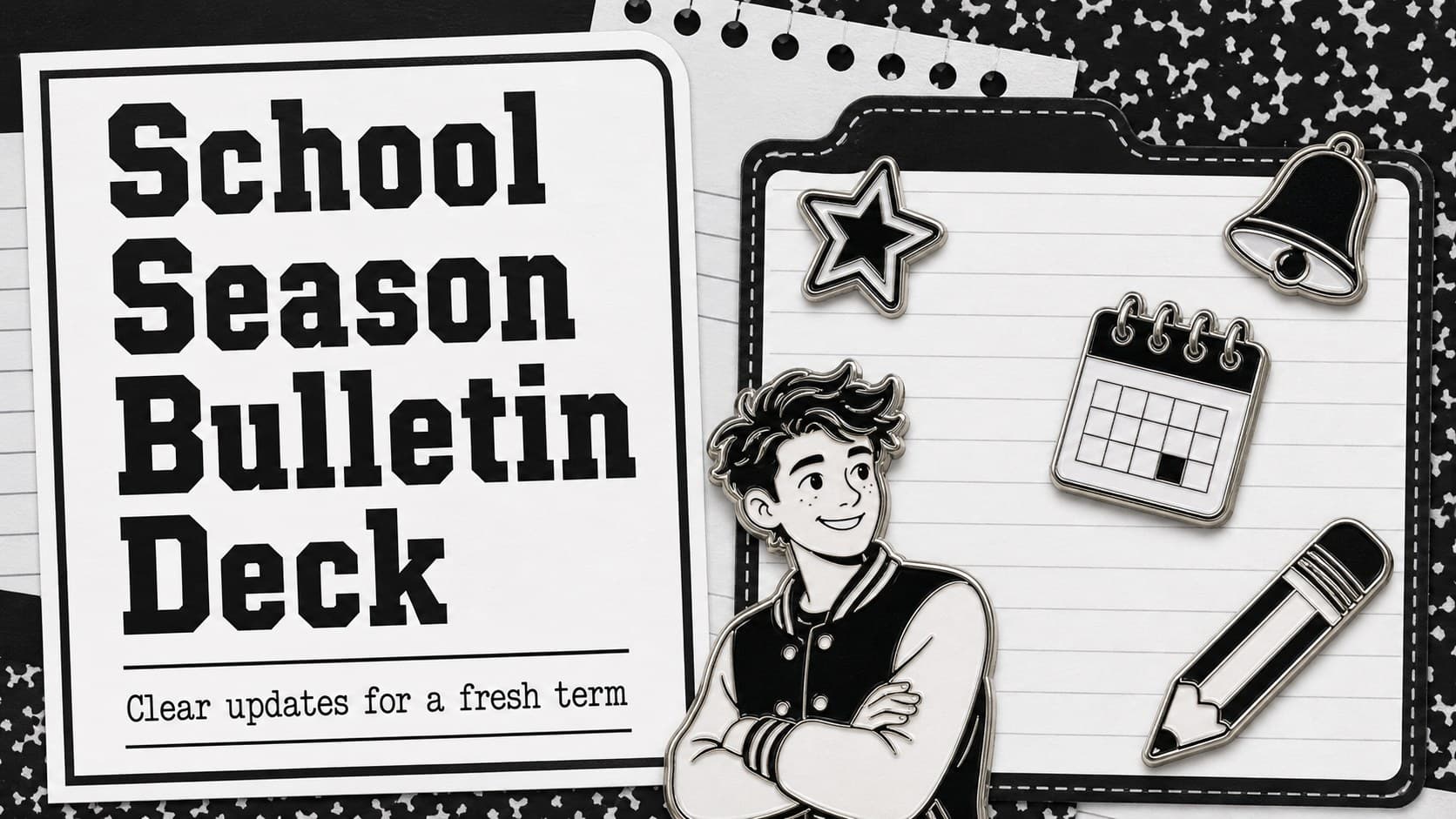 School Season Bulletin Deck preview