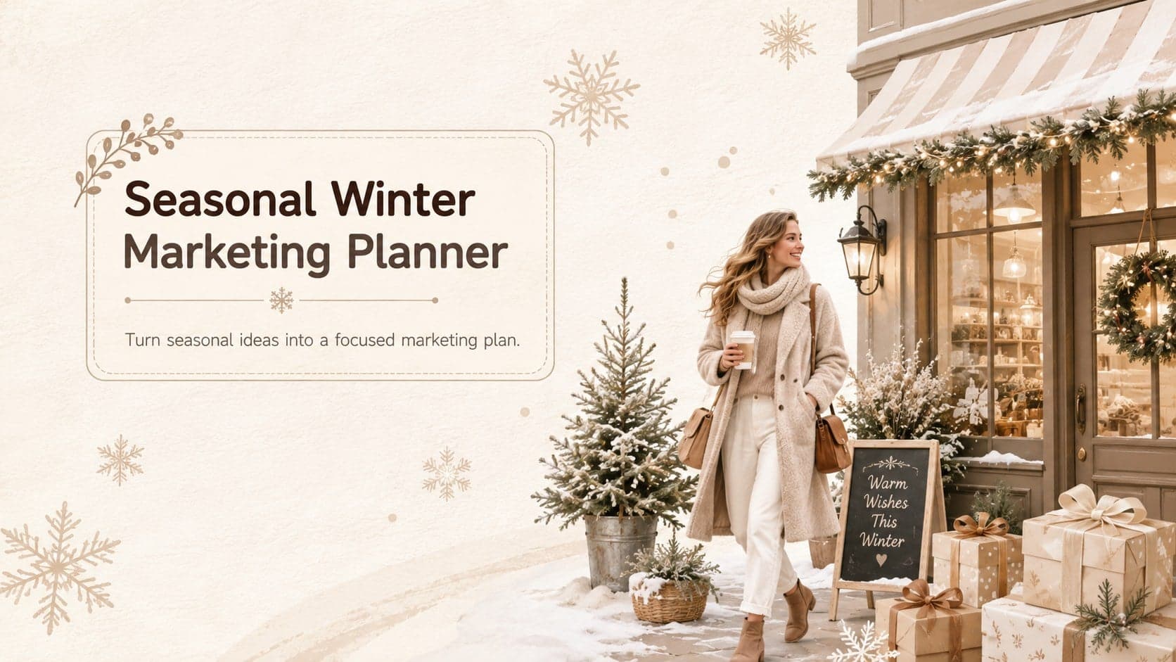 Seasonal Winter Marketing Planner preview