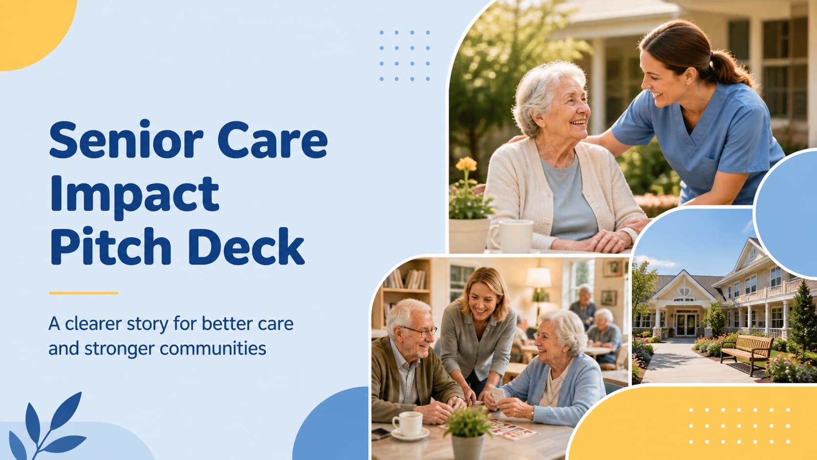Senior Care Impact Pitch Deck preview