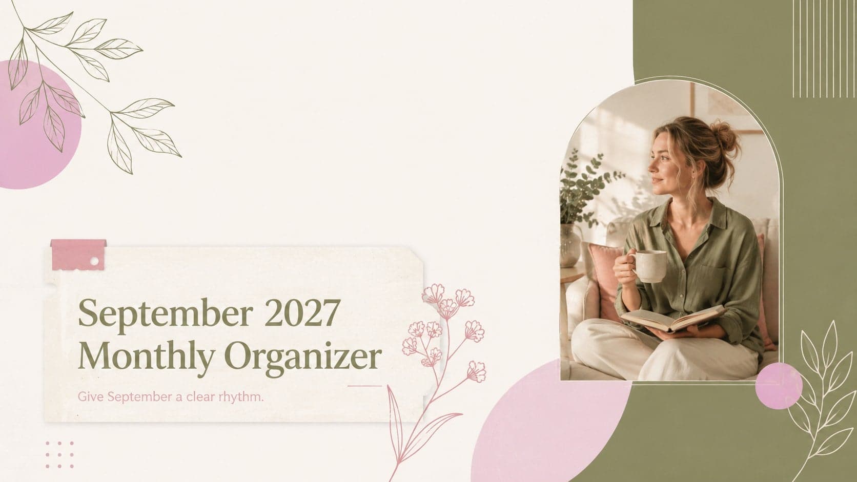 September 2027 Monthly Organizer preview