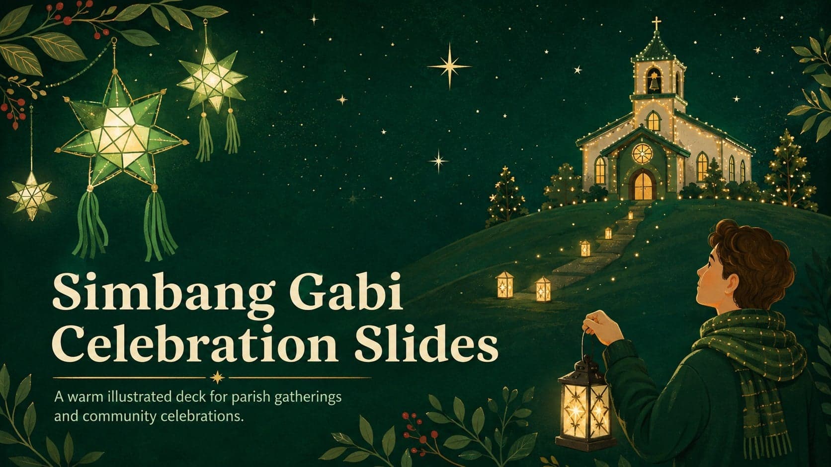 Simbang Gabi Celebration Slides preview