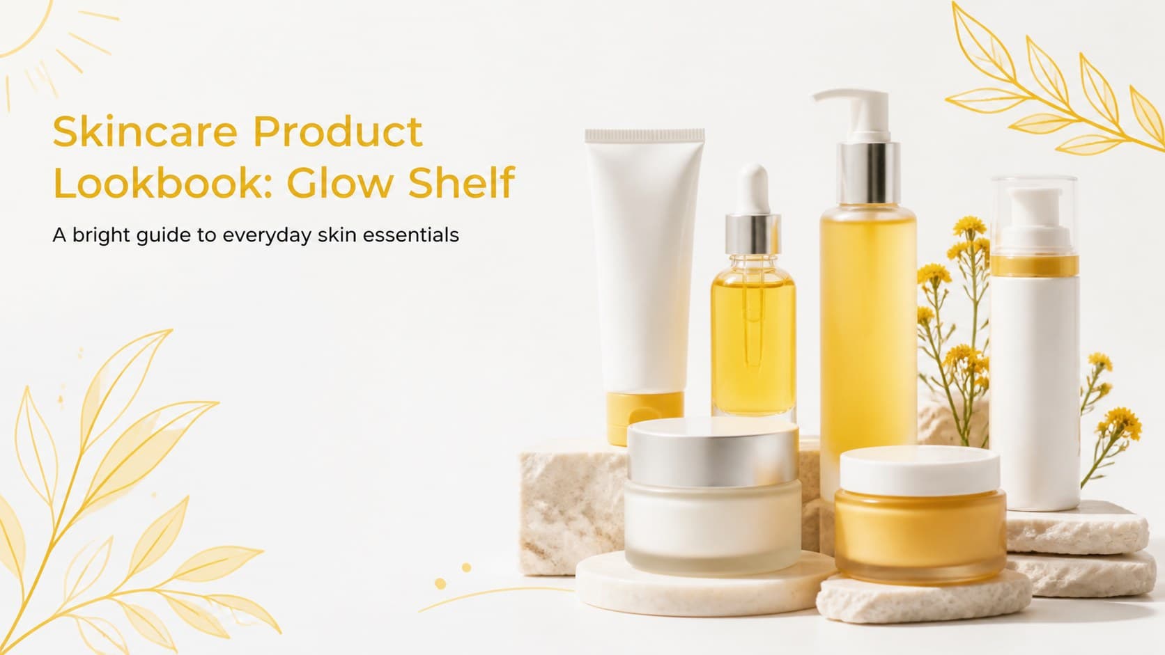 Skincare Product Lookbook: Glow Shelf preview