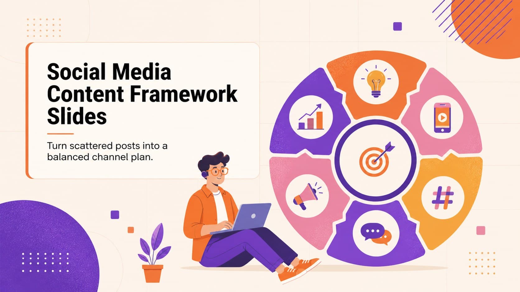 Social Media Content Framework Slides preview