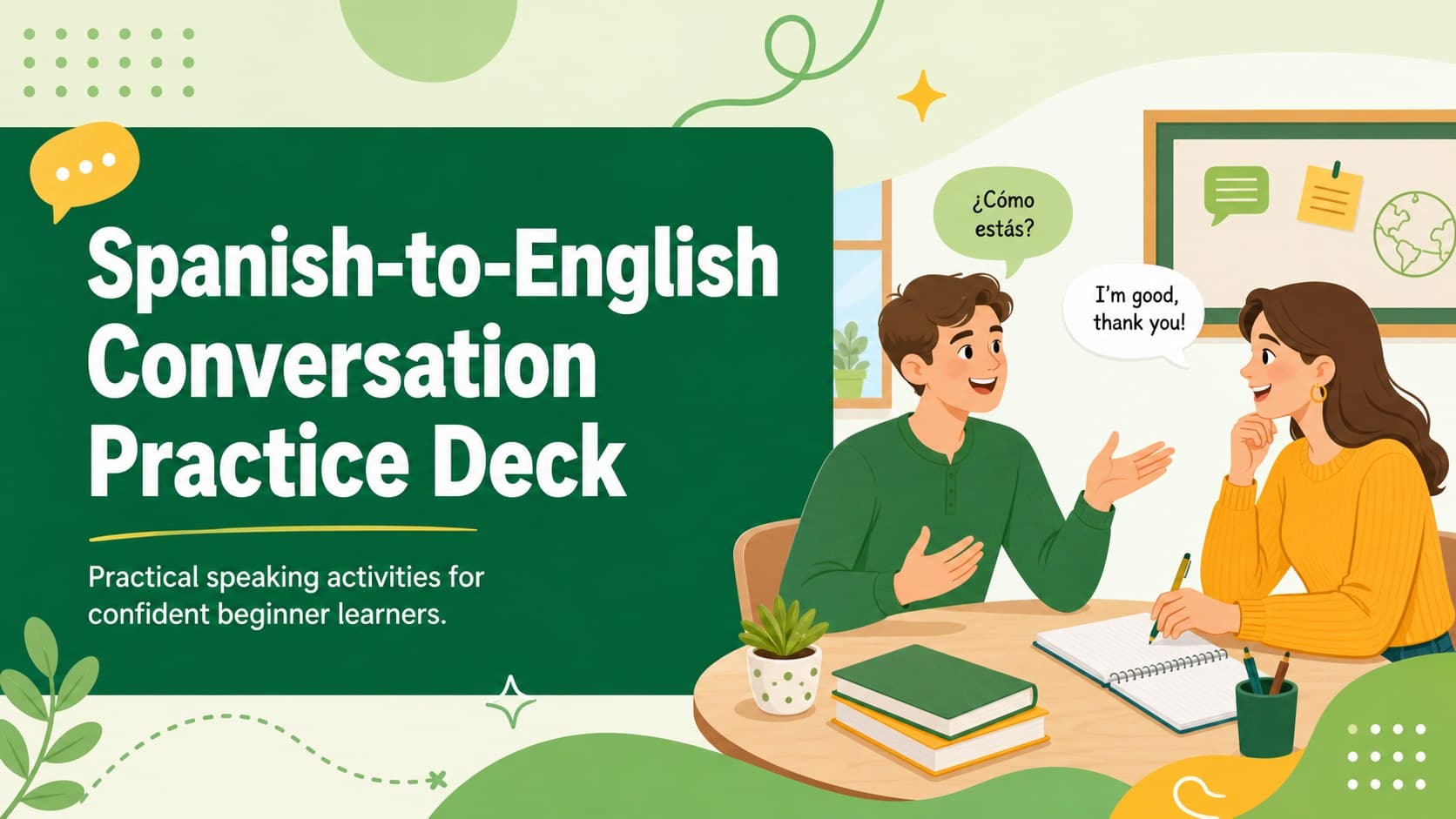 Spanish-to-English Conversation Practice Deck preview