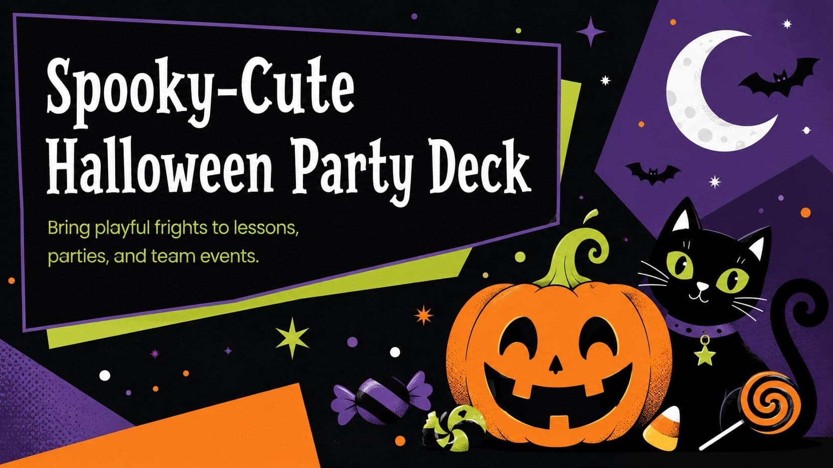Spooky-Cute Halloween Party Deck preview