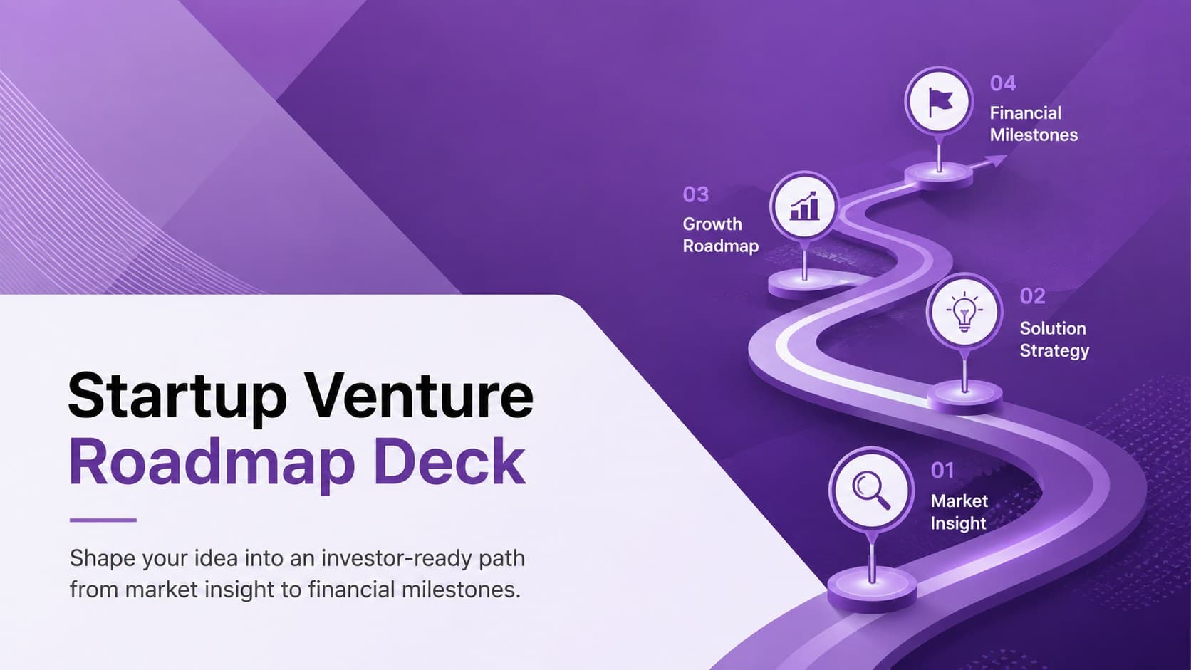 Startup Venture Roadmap Deck preview