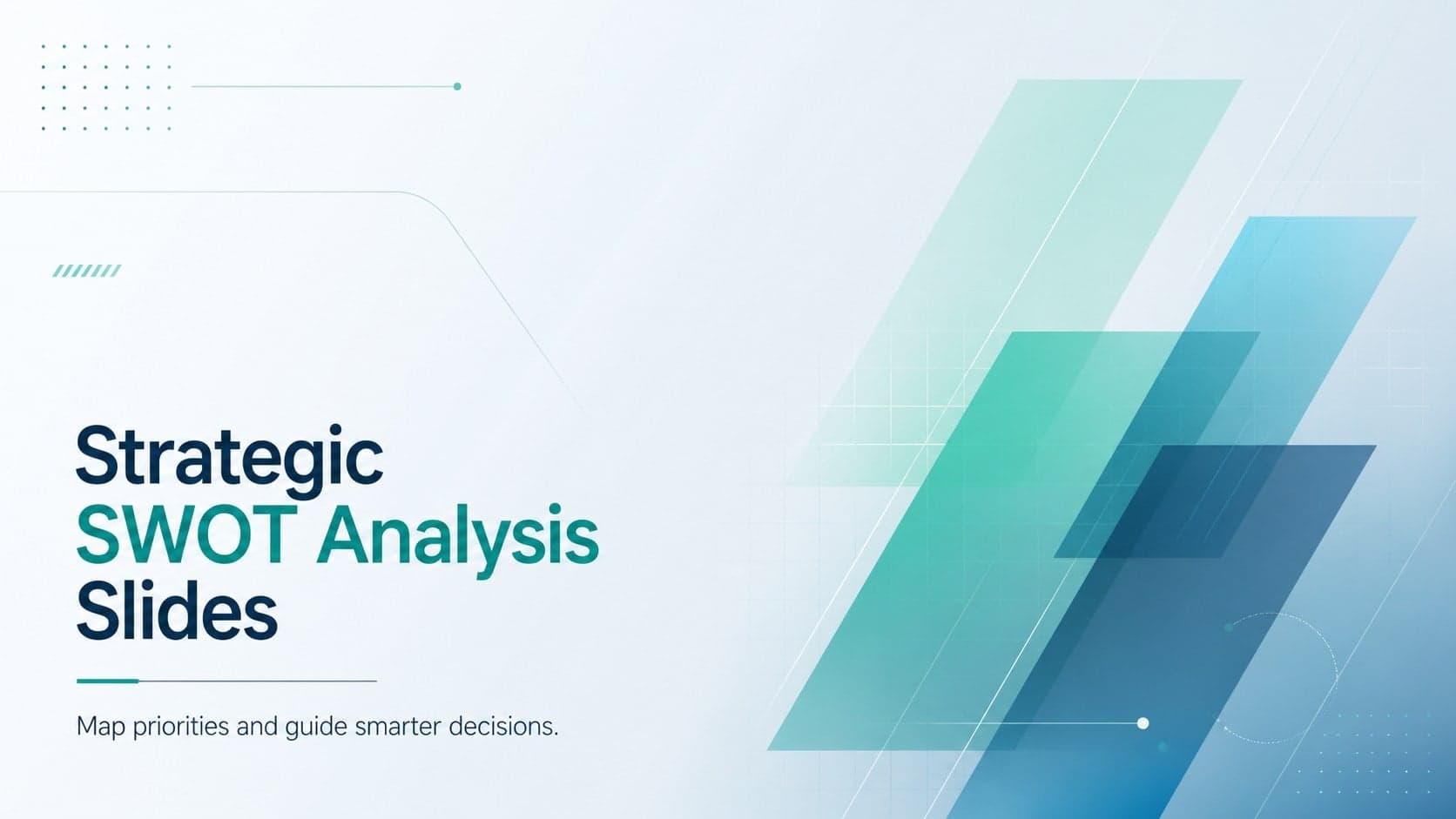 Strategic SWOT Analysis Slides preview