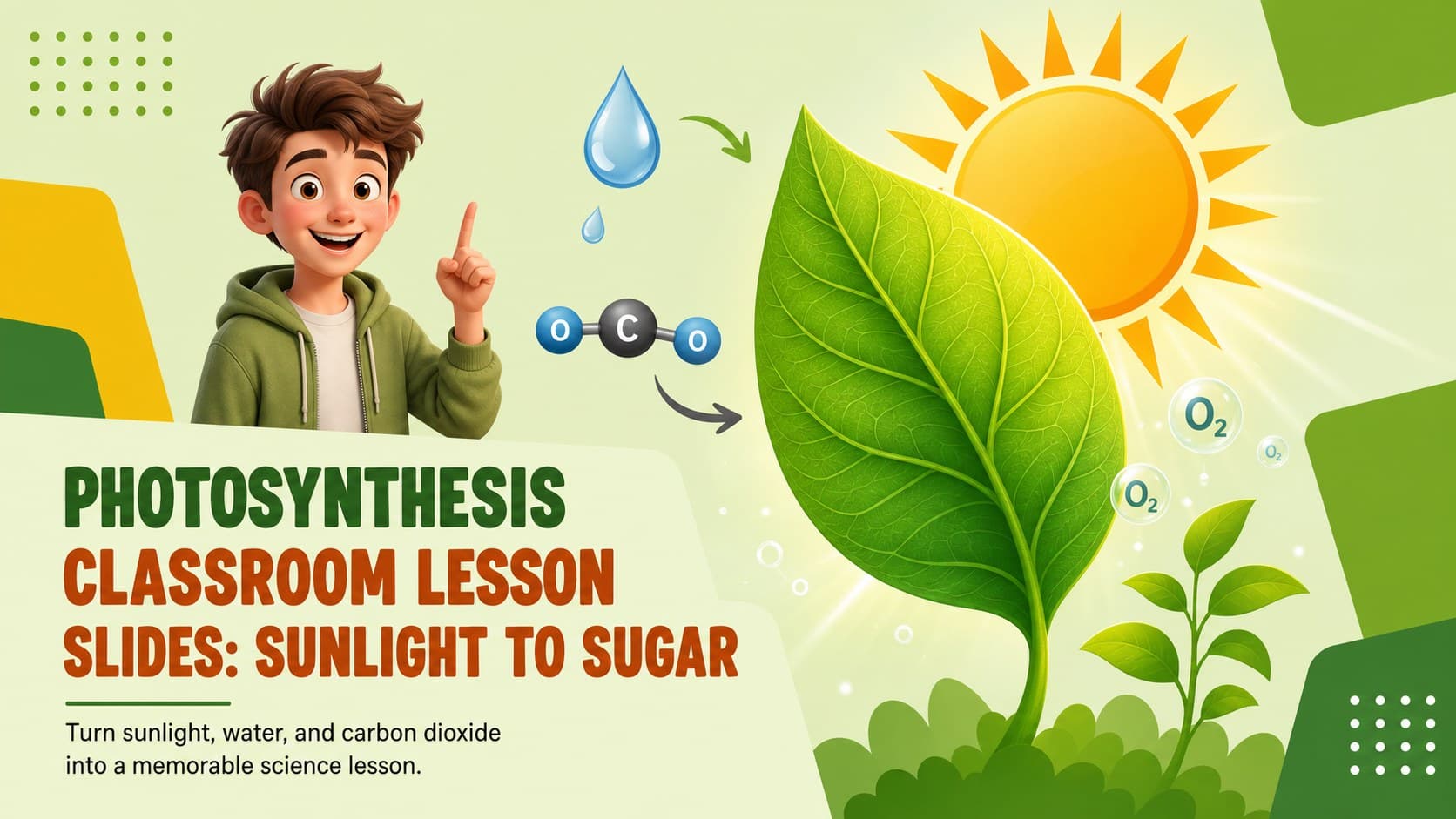 Photosynthesis Classroom Lesson Slides: Sunlight to Sugar preview