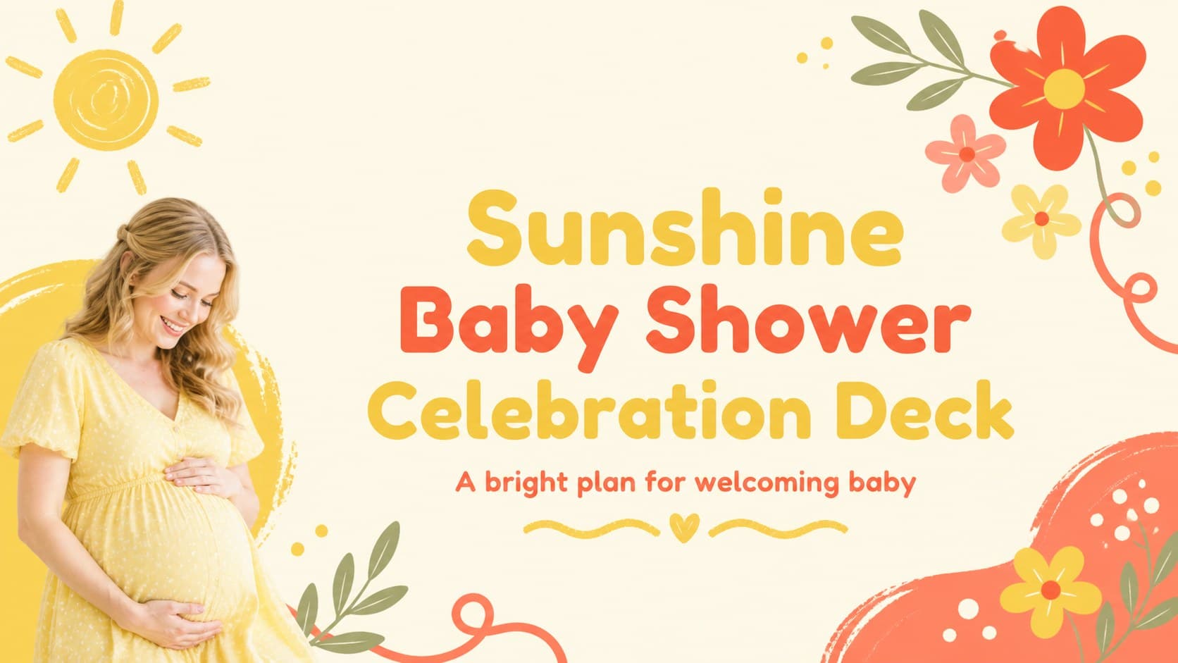 Sunshine Baby Shower Celebration Deck preview