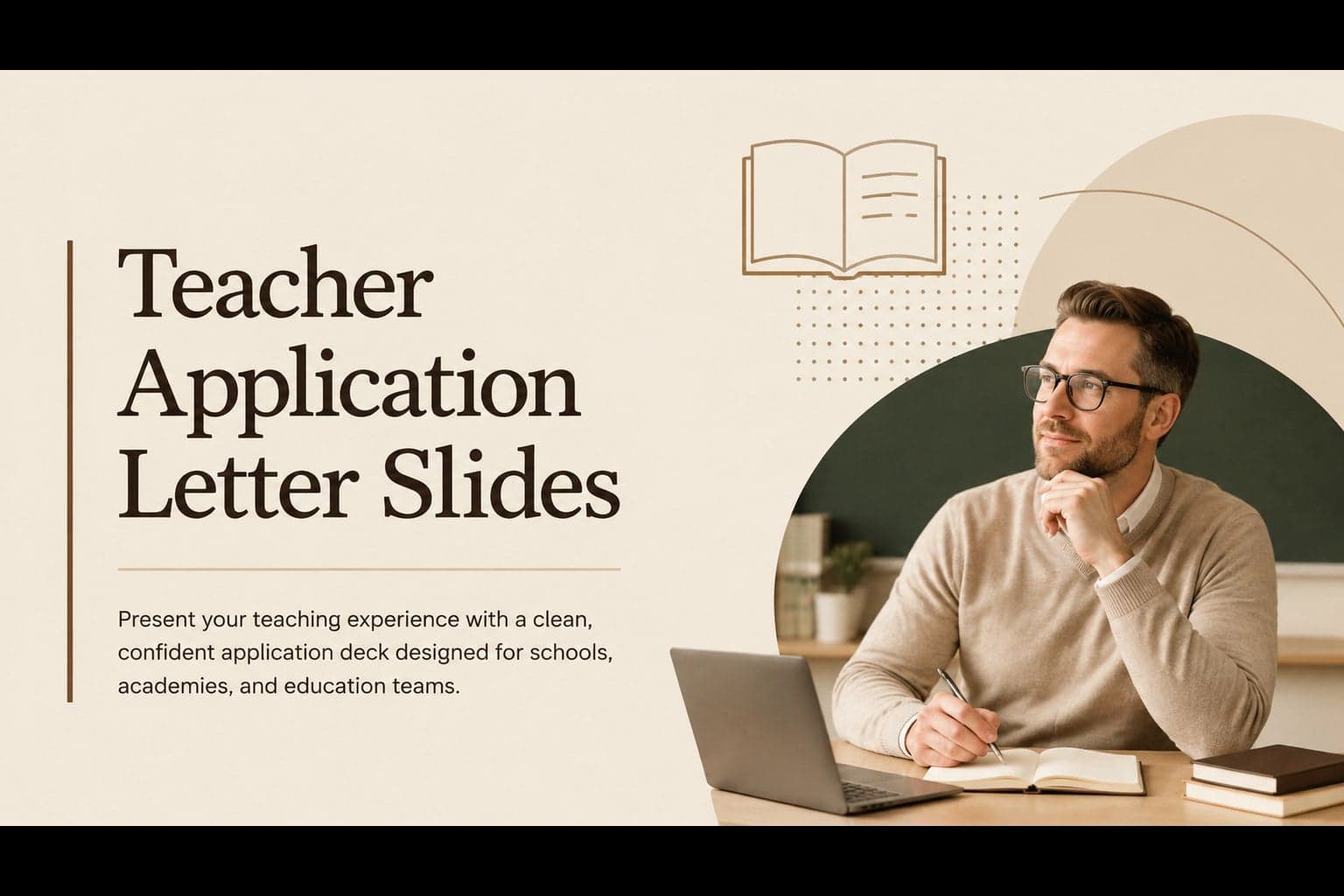 Teacher Application Letter Slides preview