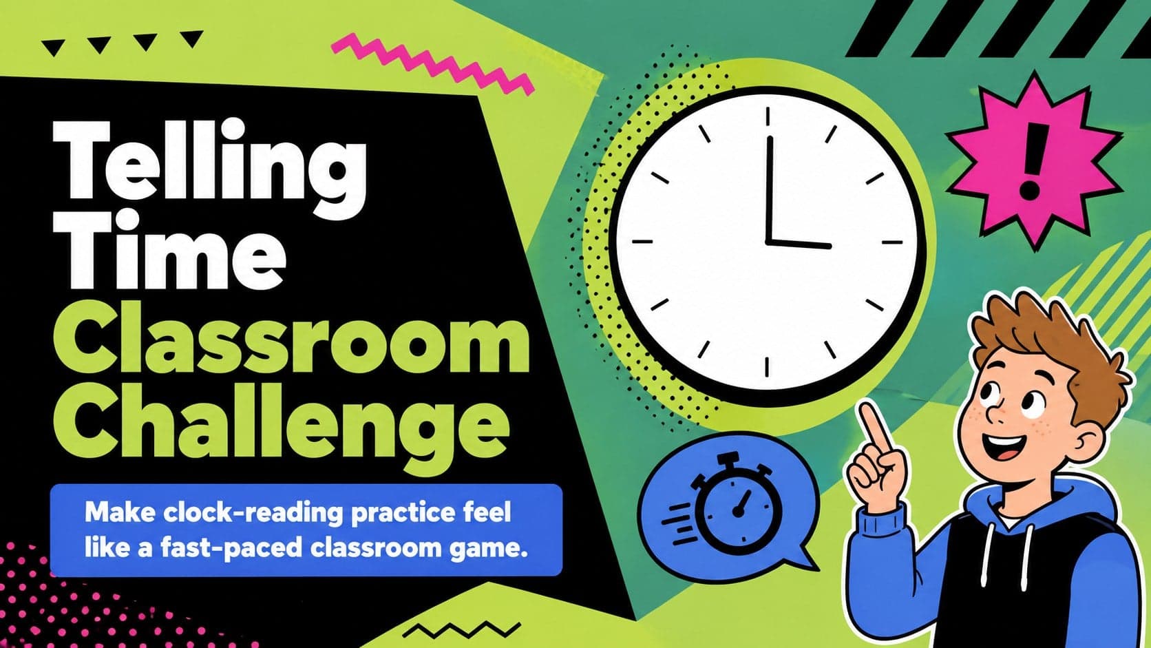 Telling Time Classroom Challenge preview