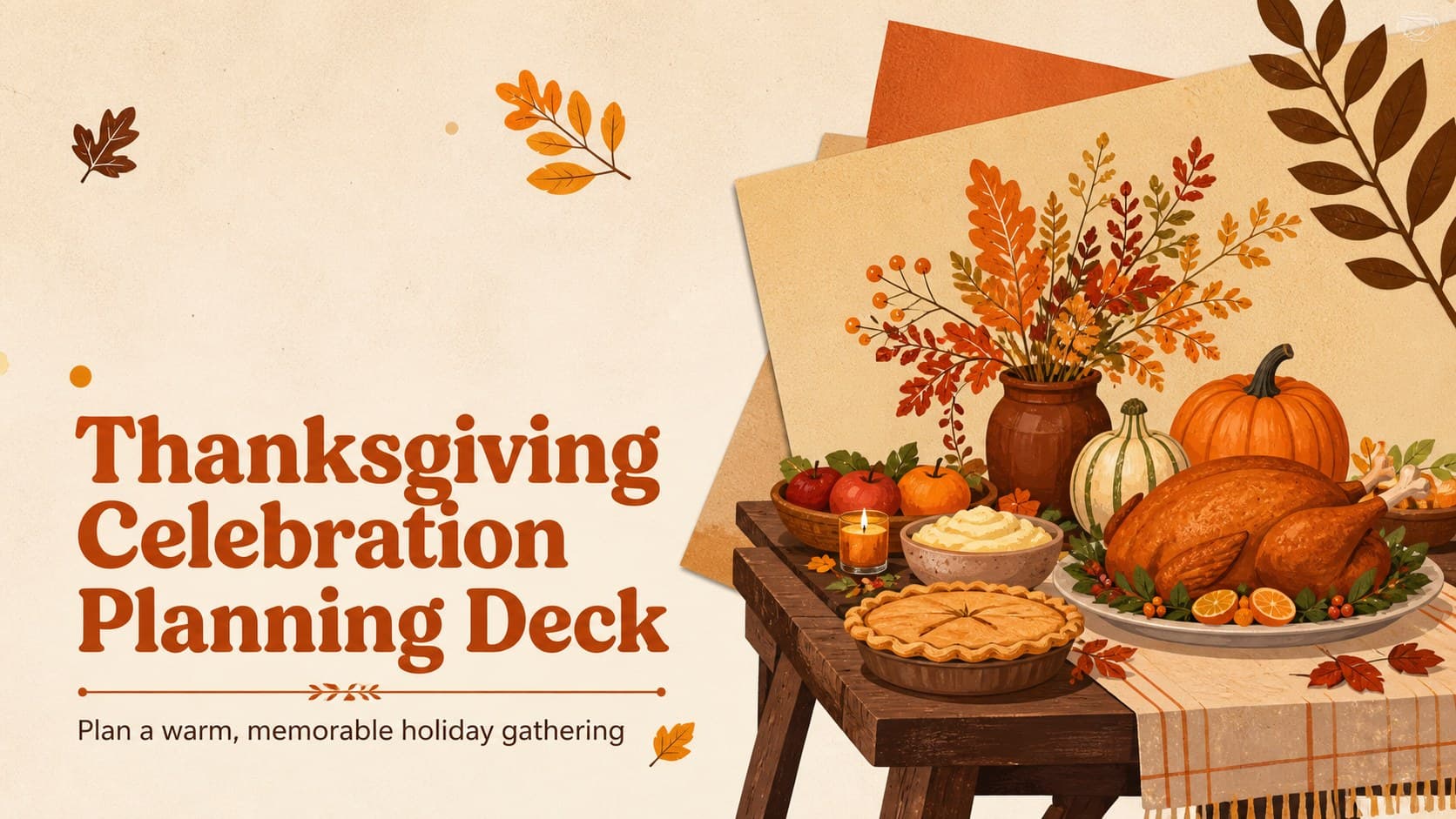 Thanksgiving Celebration Planning Deck preview