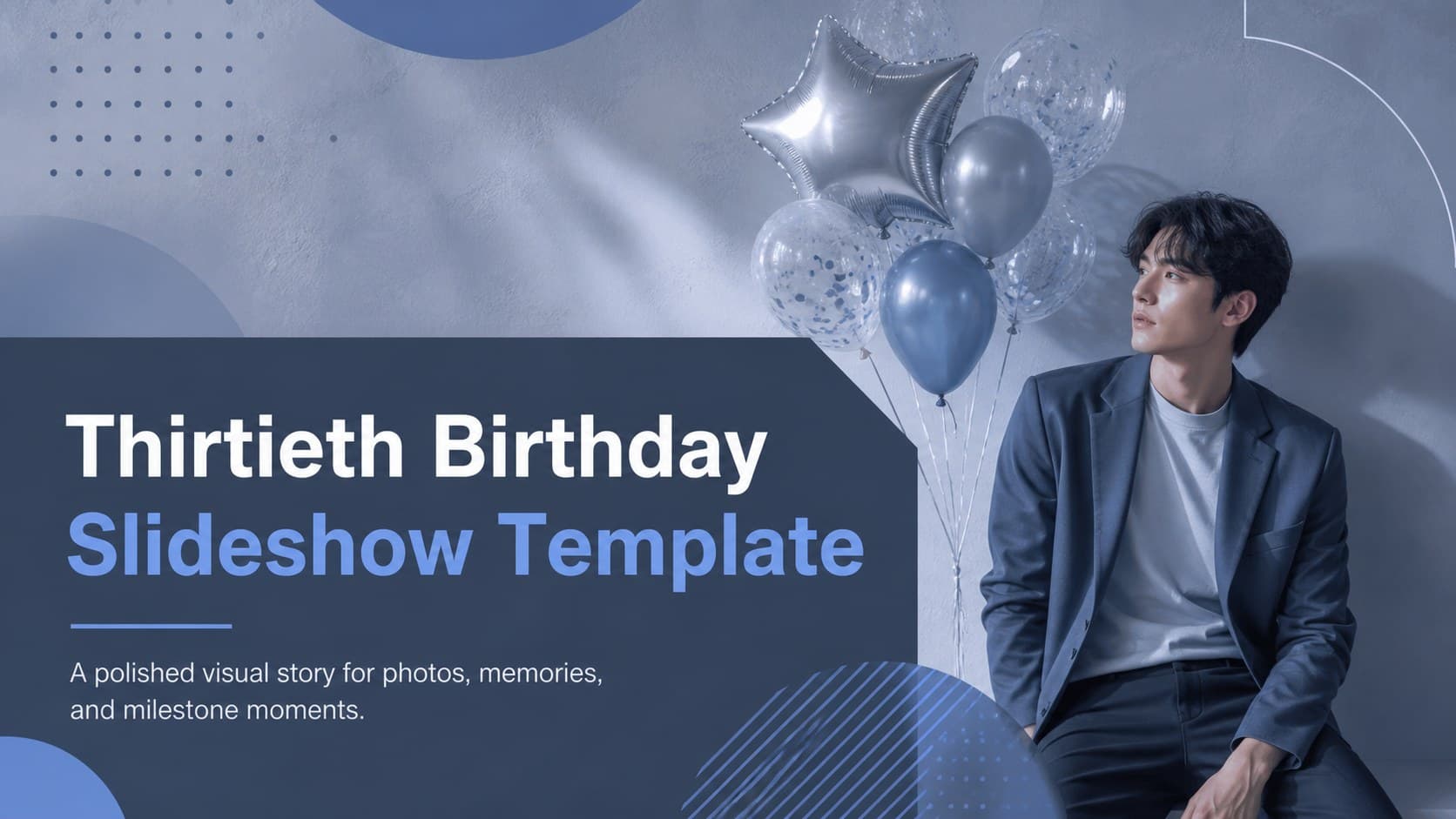 Thirtieth Birthday Slideshow Template preview