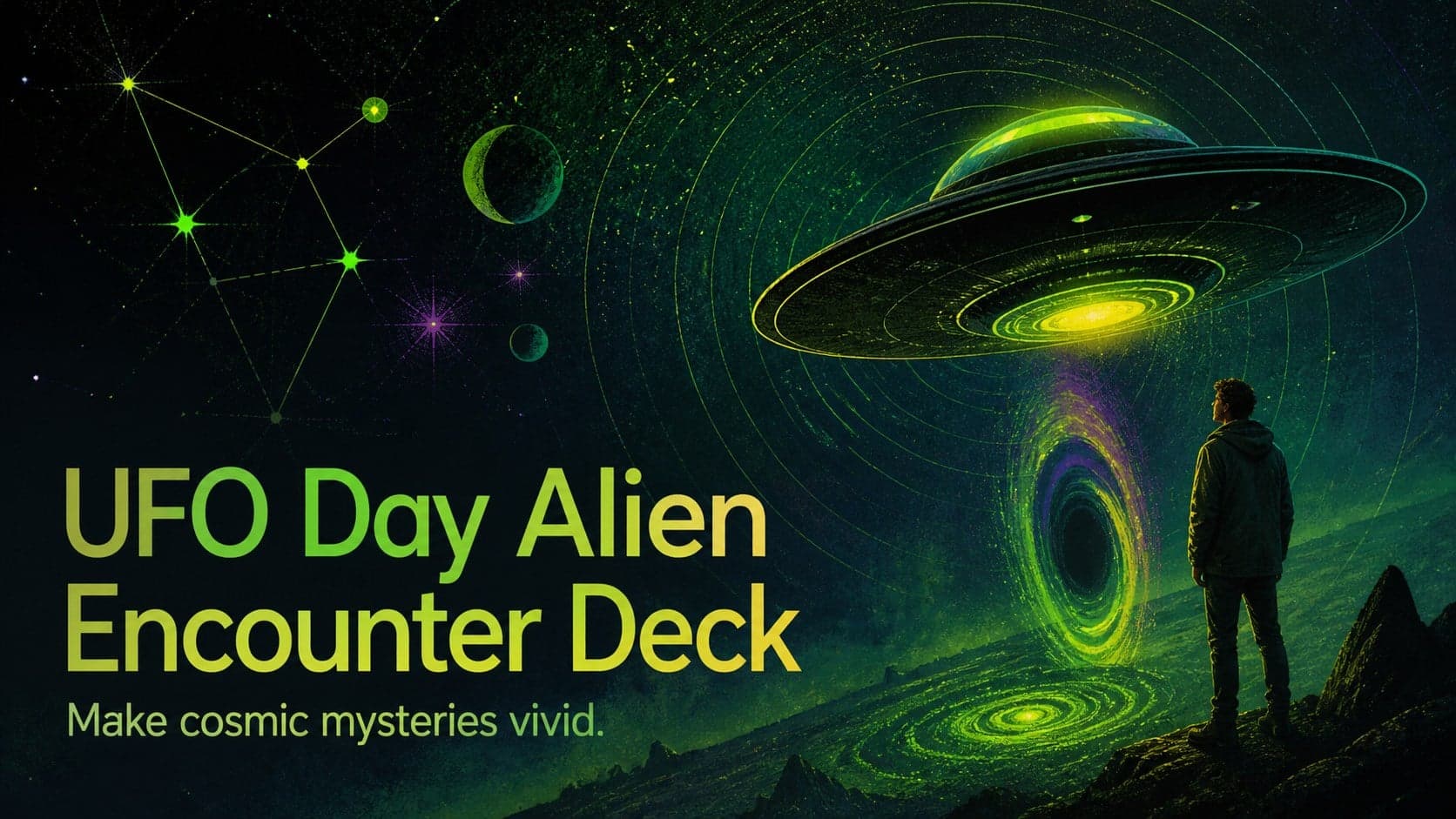 UFO Day Alien Encounter Deck preview