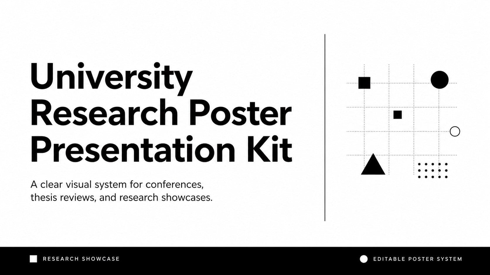 University Research Poster Presentation Kit preview