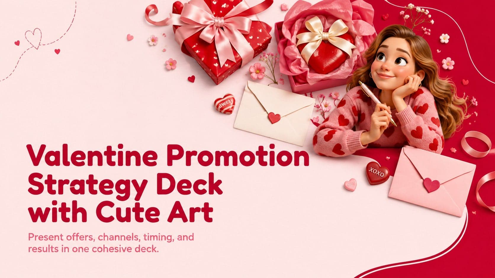 Valentine Promotion Strategy Deck with Cute Art preview