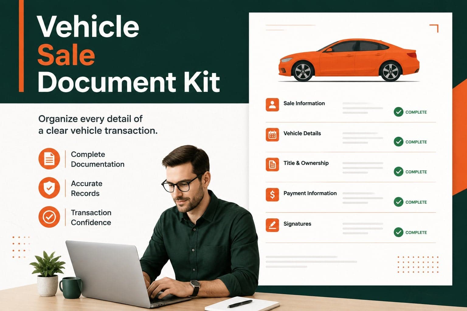 Vehicle Sale Document Kit preview