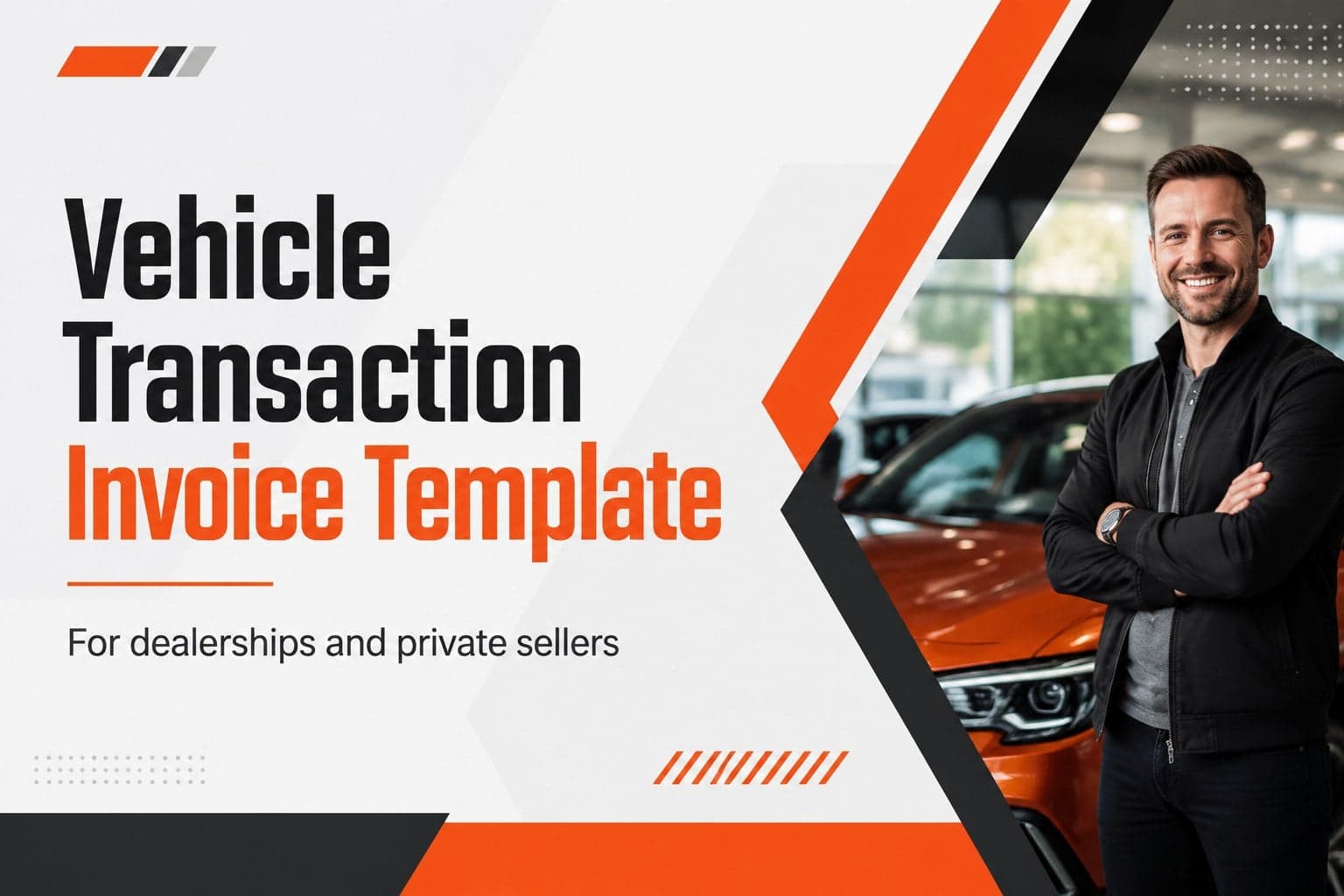 Vehicle Transaction Invoice Template preview