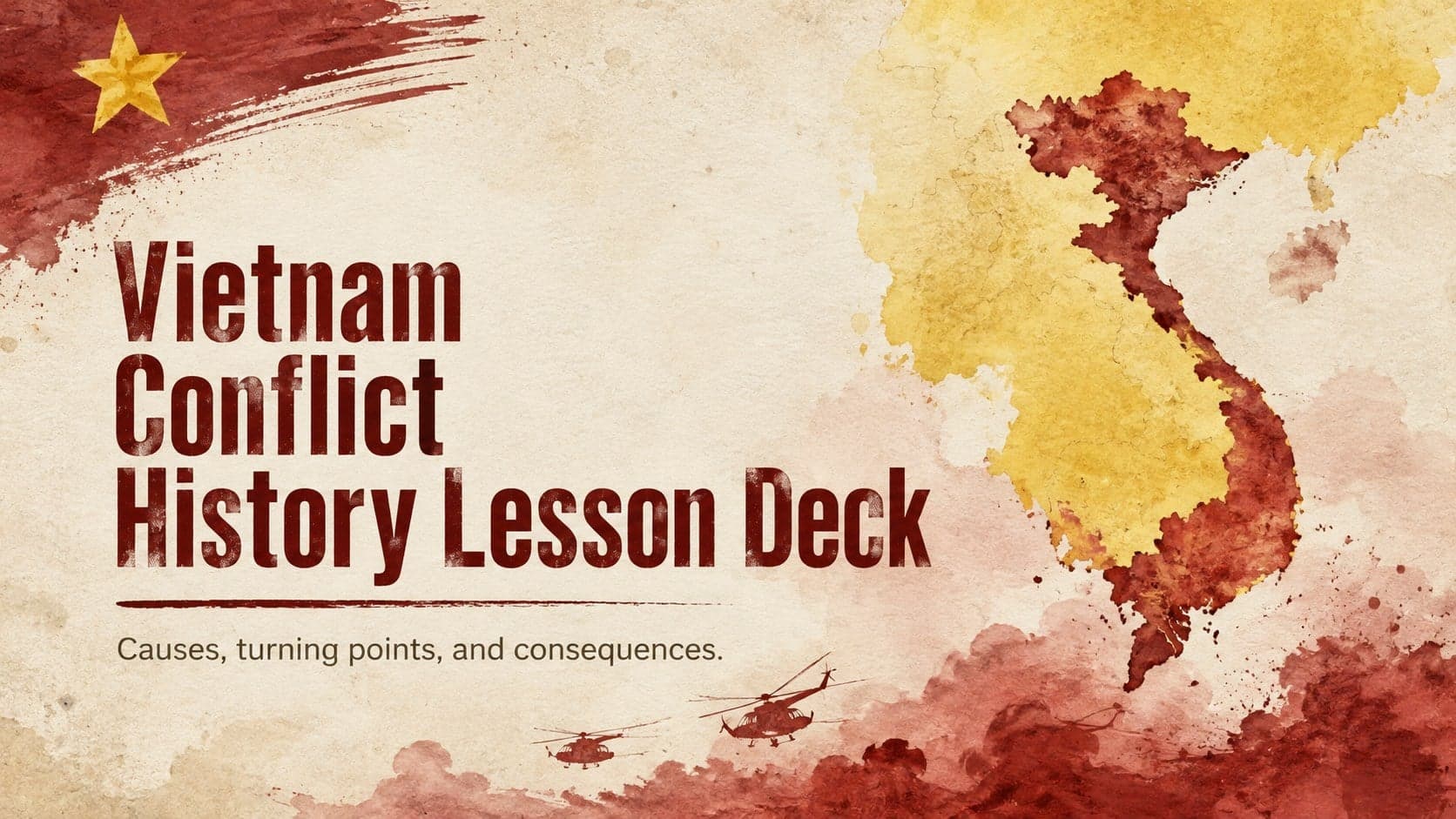 Vietnam Conflict History Lesson Deck preview
