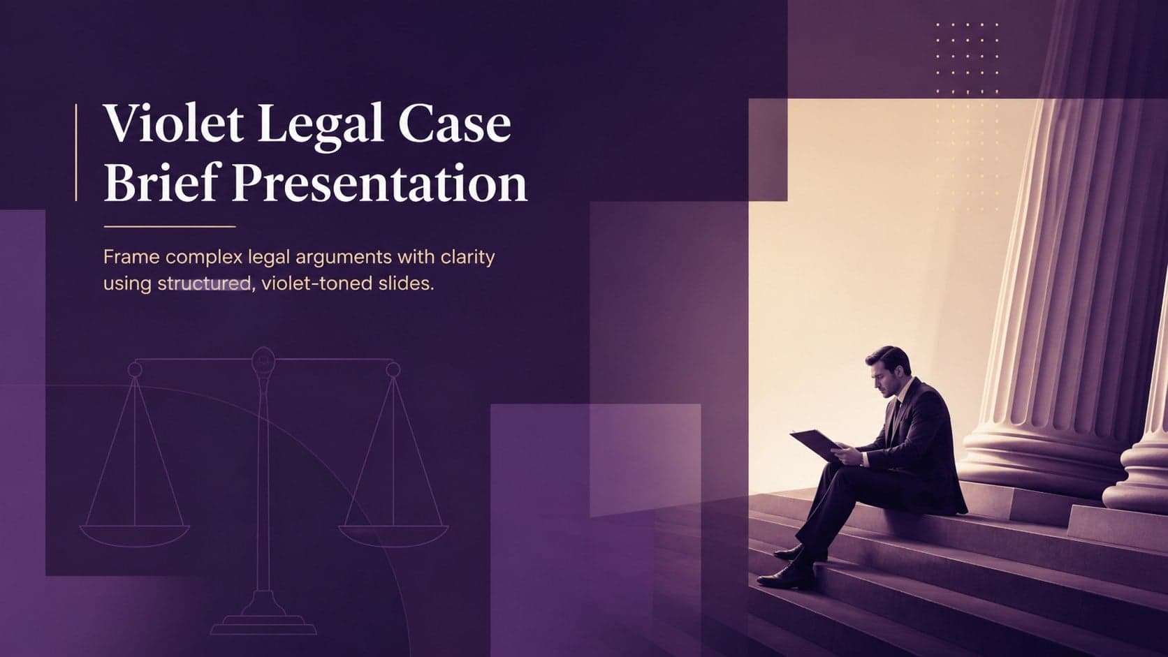 Violet Legal Case Brief Presentation preview