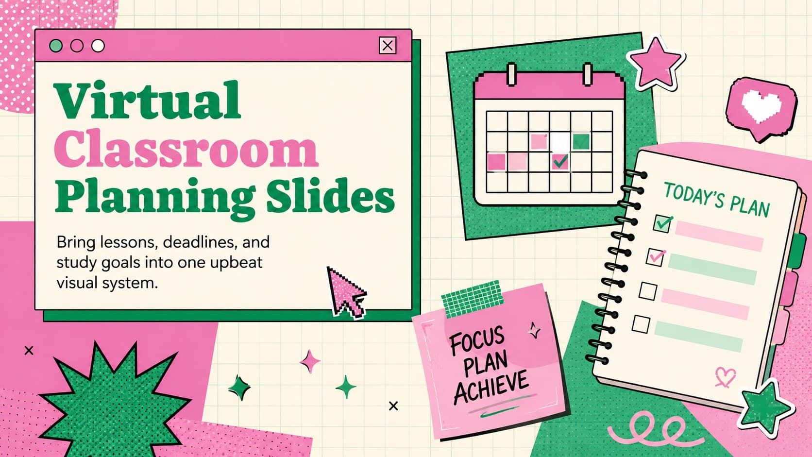 Virtual Classroom Planning Slides preview