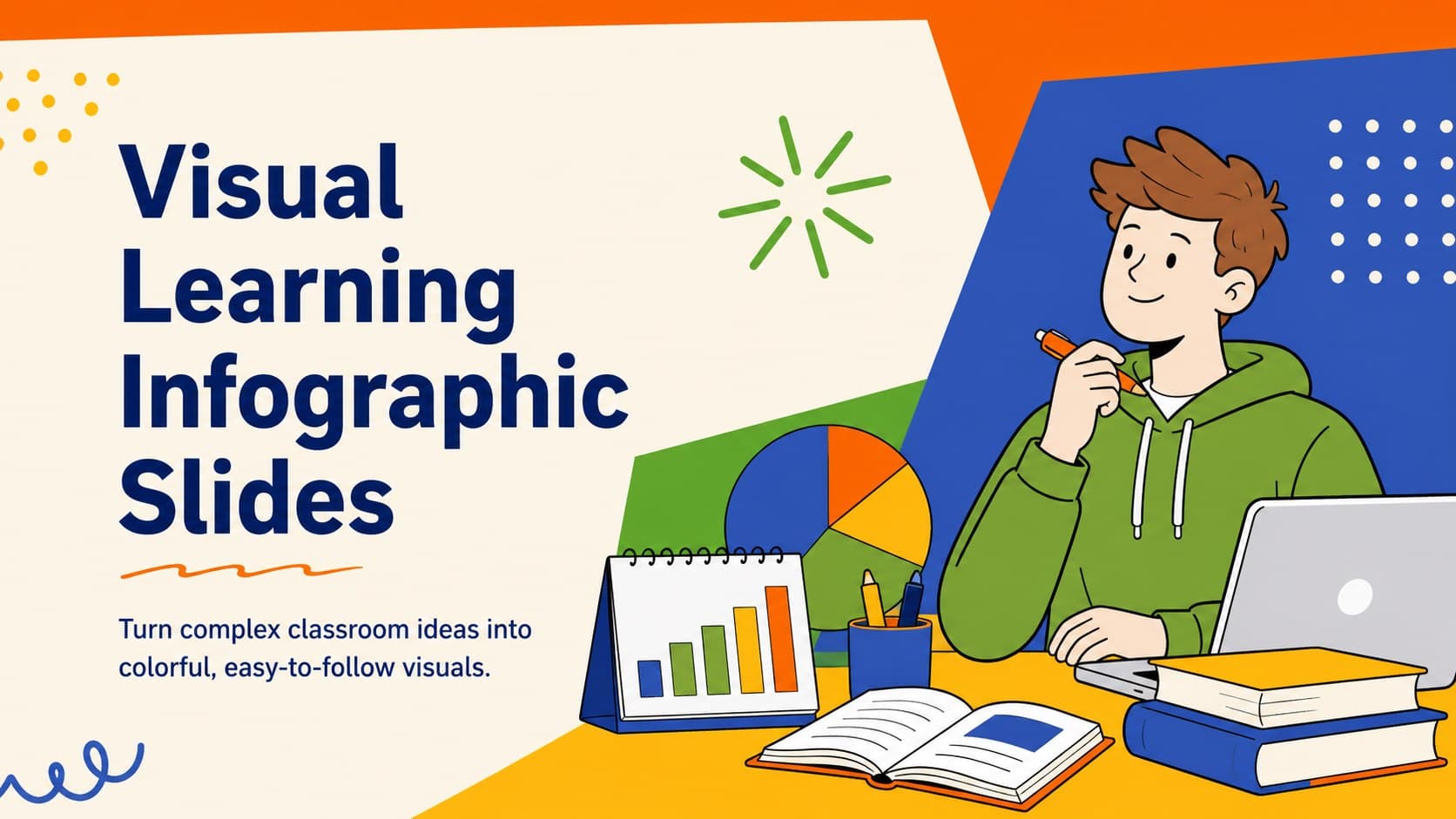 Visual Learning Infographic Slides preview