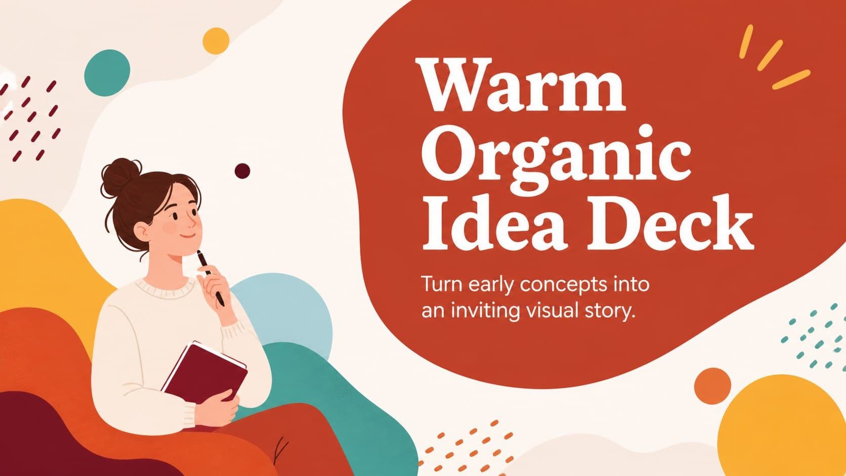 Warm Organic Idea Deck preview