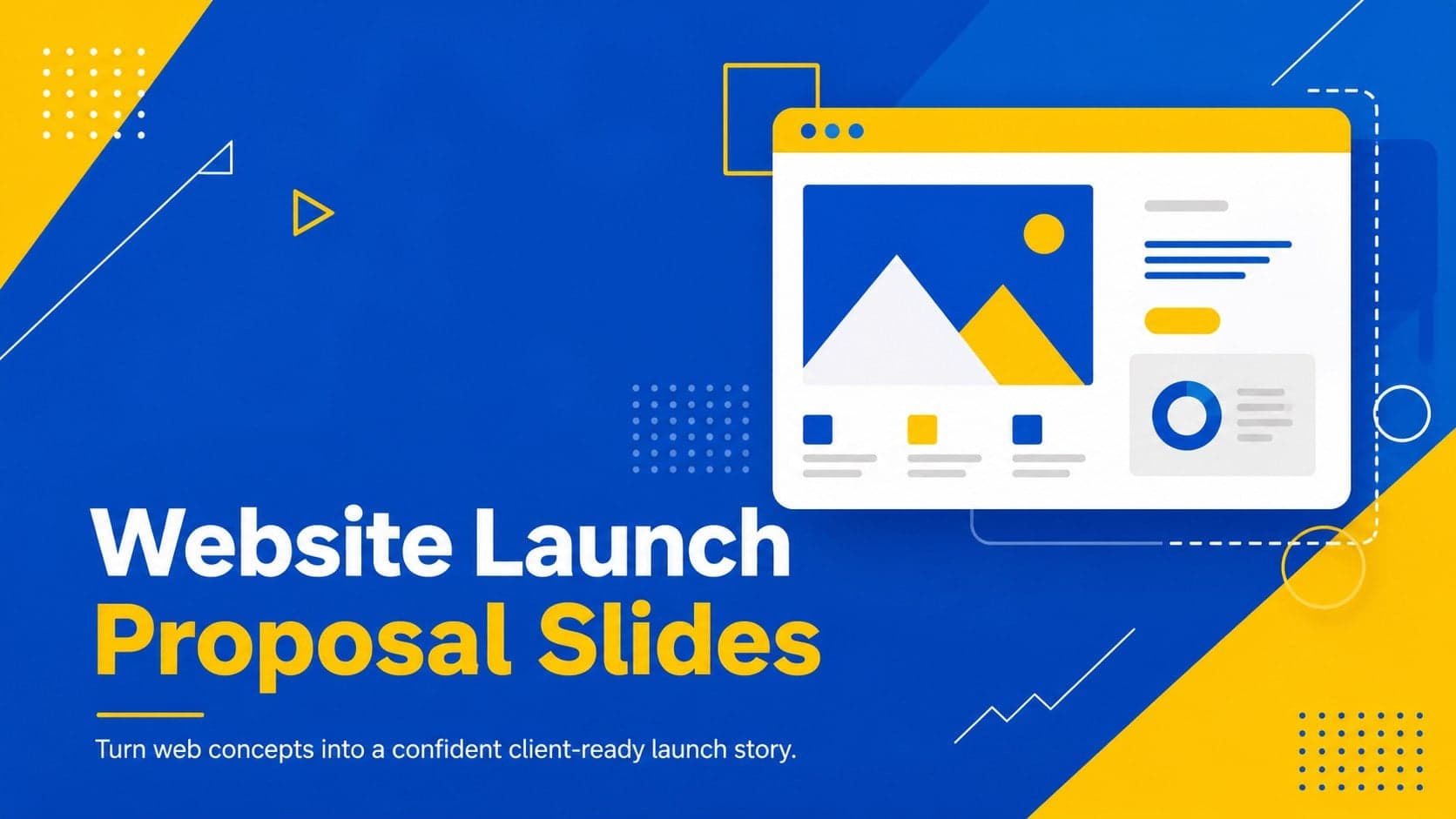 Website Launch Proposal Slides preview