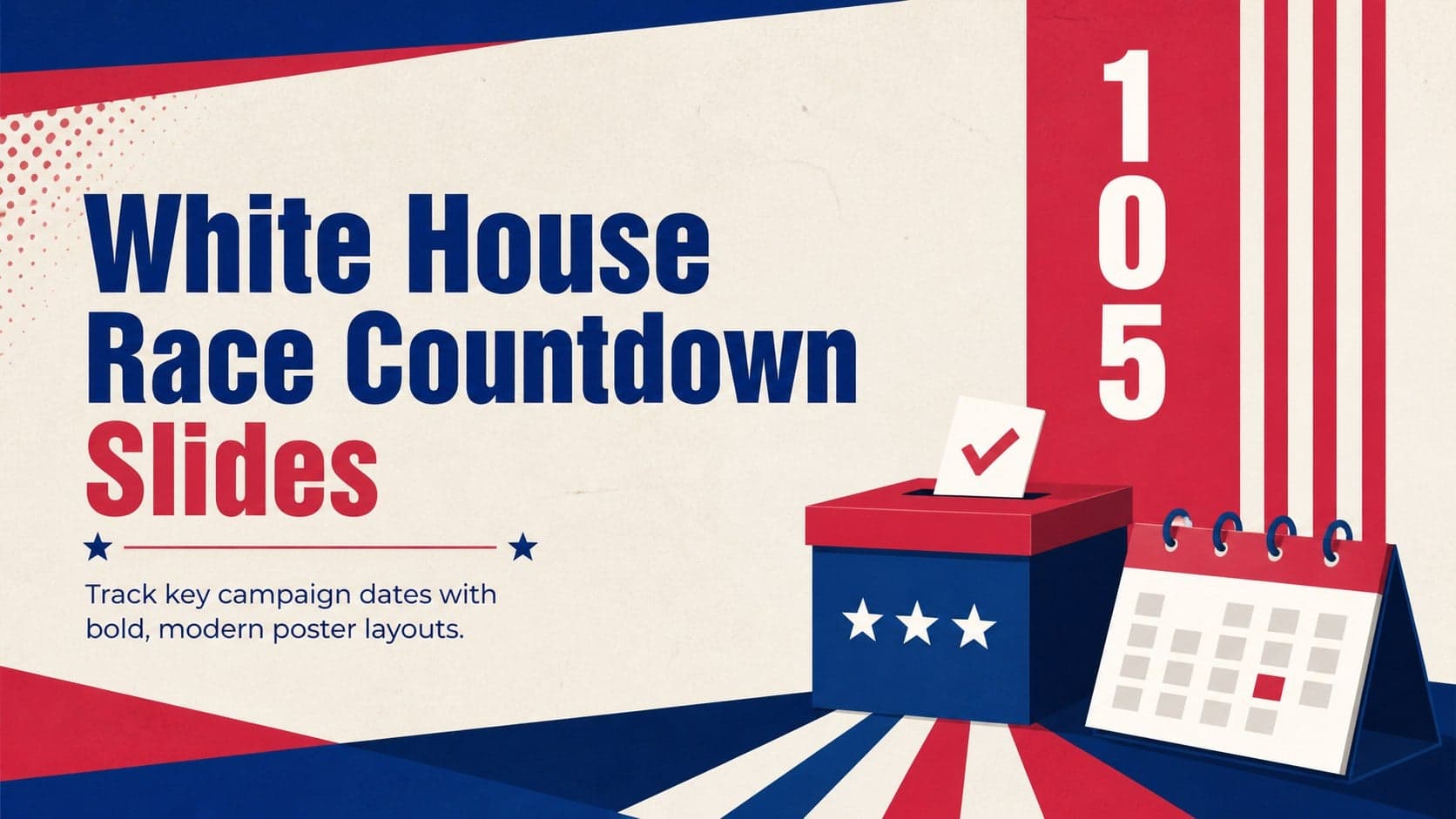 White House Race Countdown Slides preview
