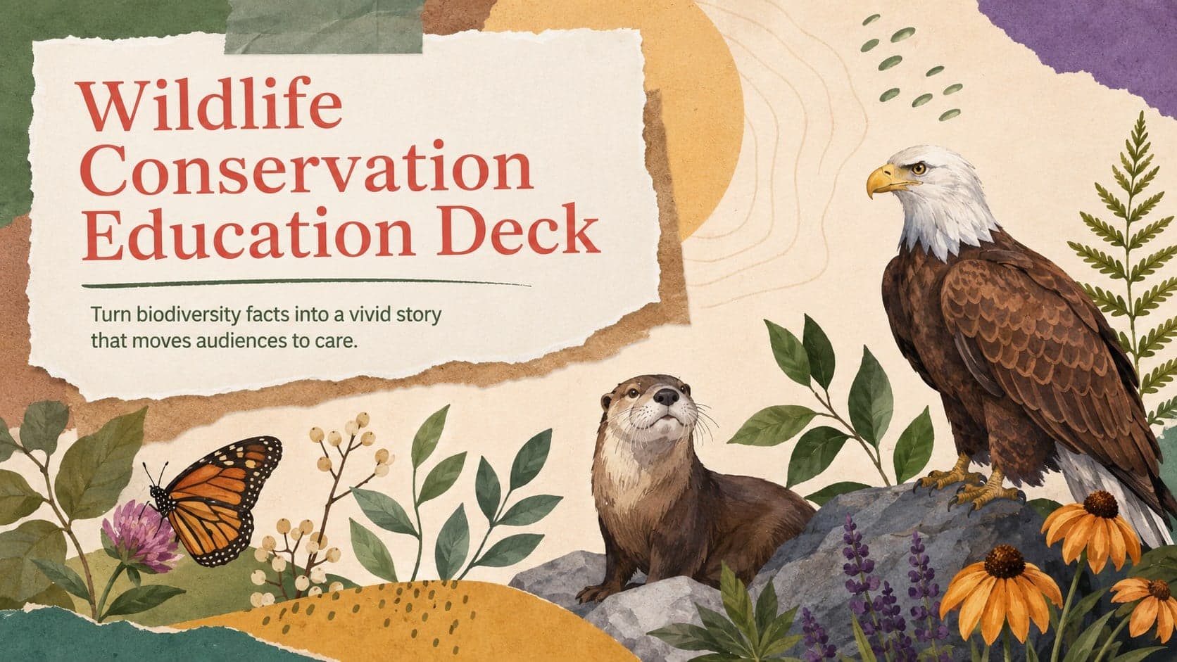 Wildlife Conservation Education Deck preview