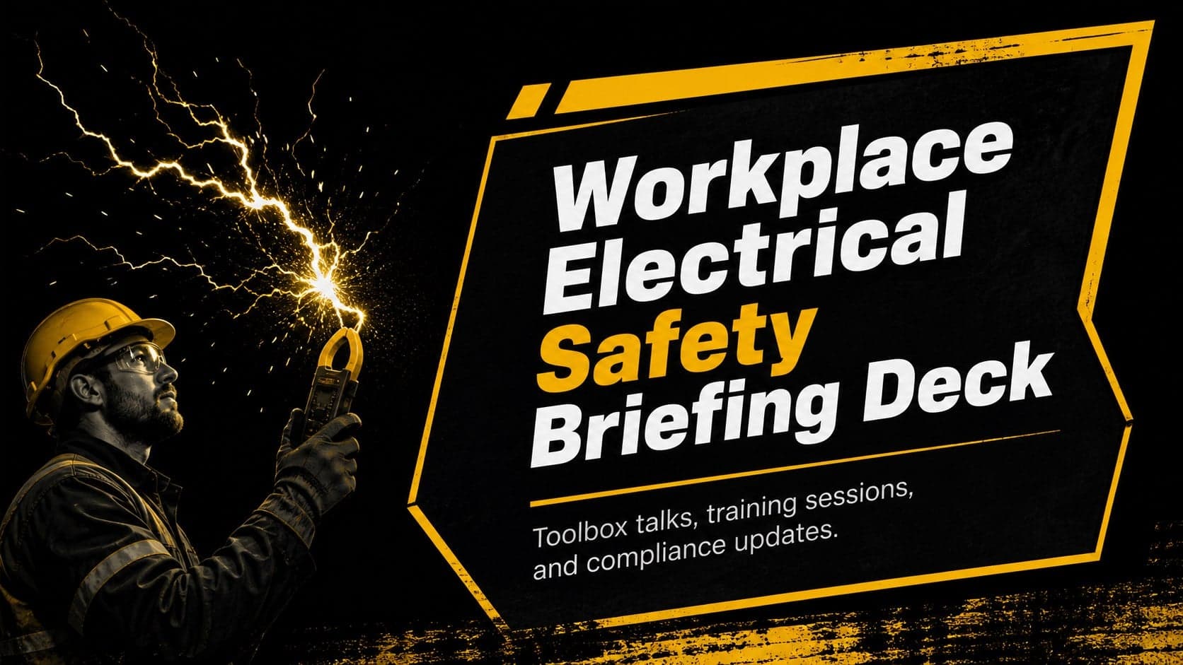 Workplace Electrical Safety Briefing Deck preview