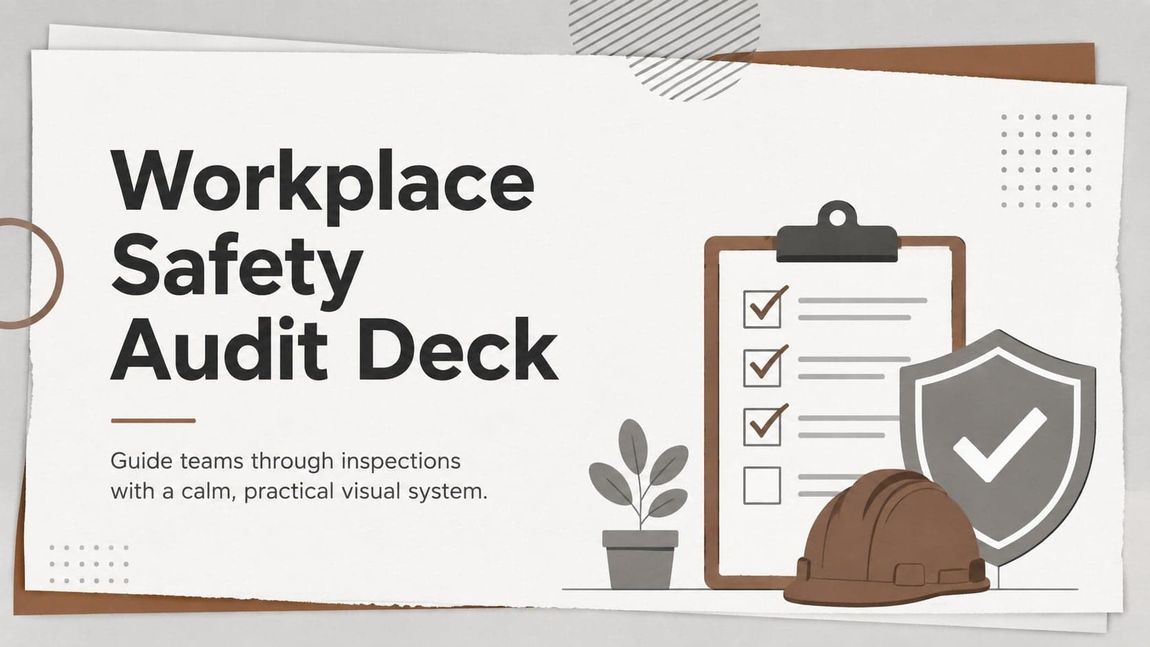 Workplace Safety Audit Deck preview