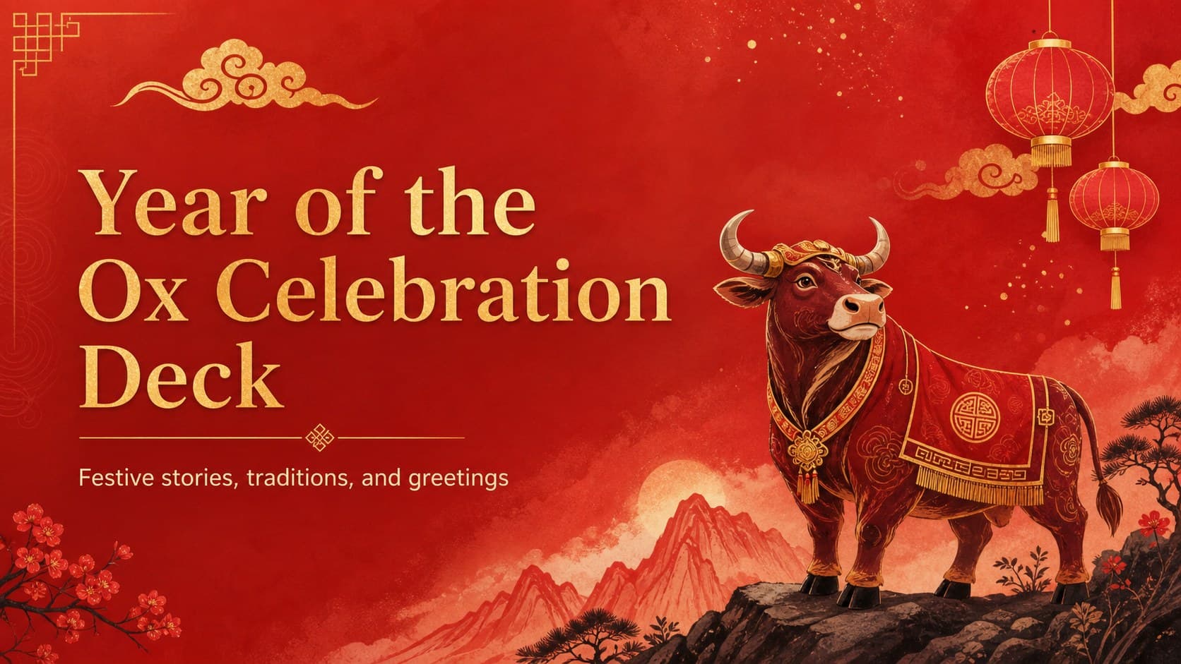 Year of the Ox Celebration Deck preview