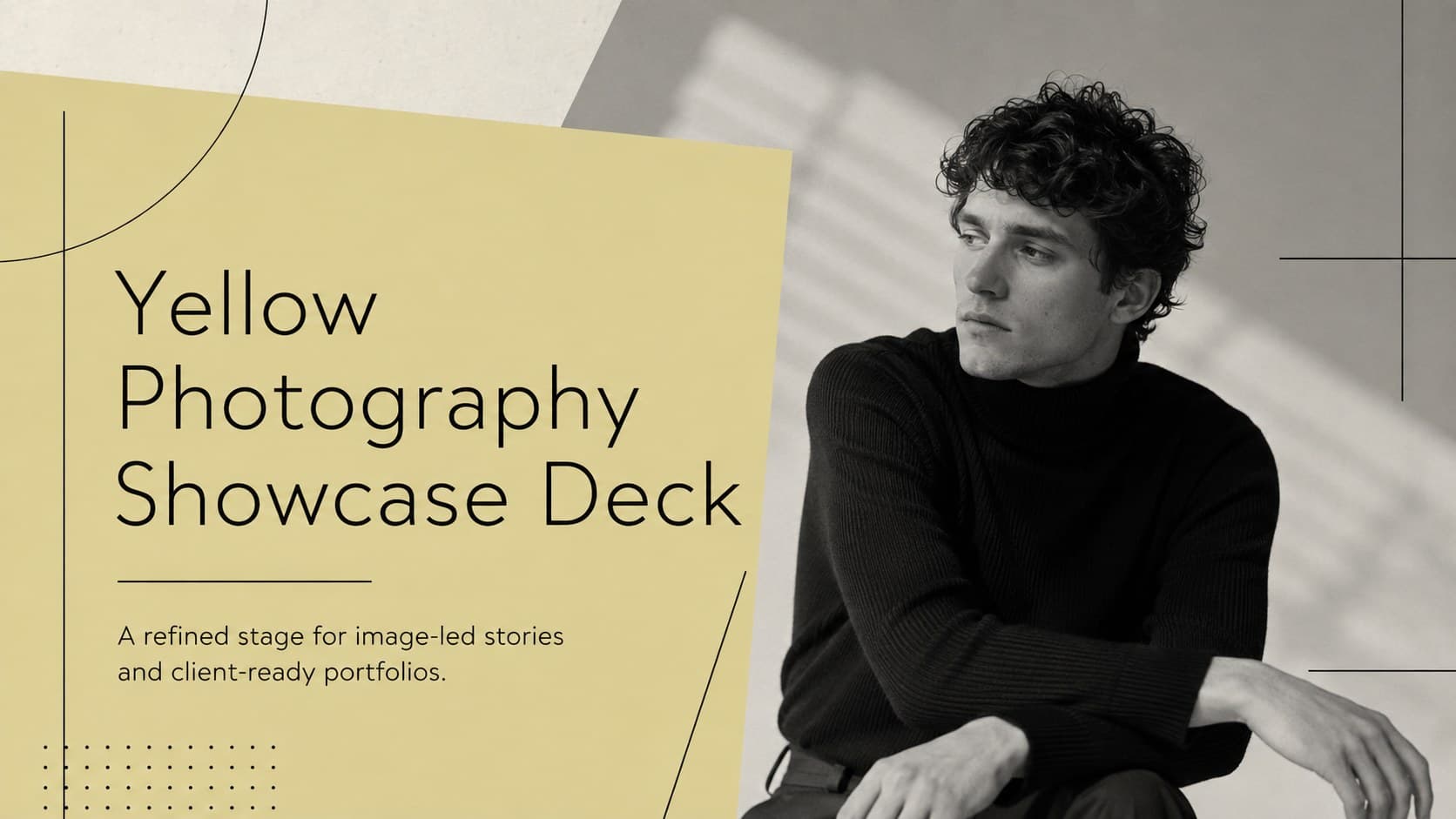 Yellow Photography Showcase Deck preview